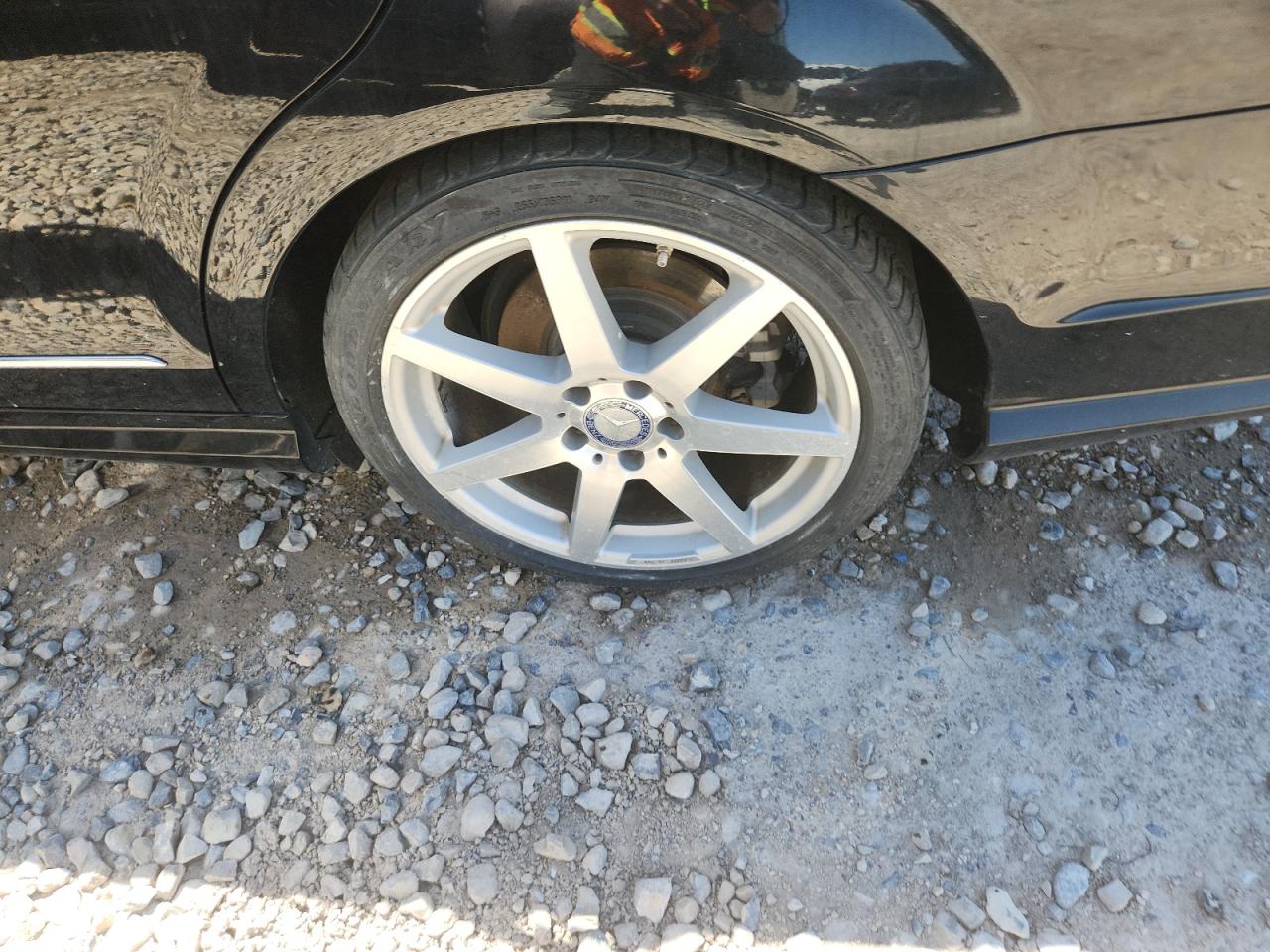 2013 Mercedes-benz C 250 Black vin: WDDGF4HB9DR263783 Damage: Left Rear Wheel, Curb Rash, > 12 Inches