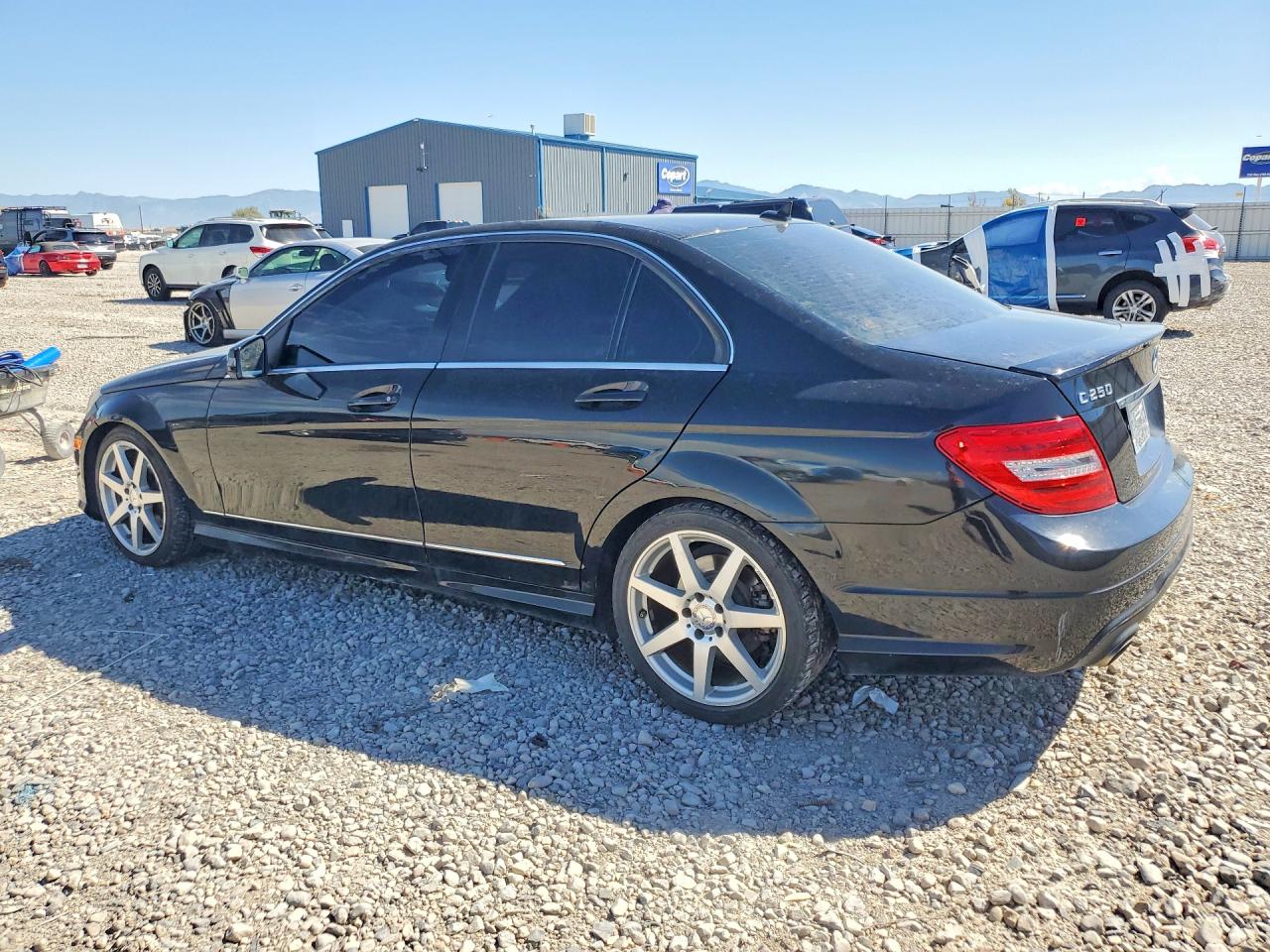 2013 Mercedes-benz C Black vin: WDDGF4HB9DR263783