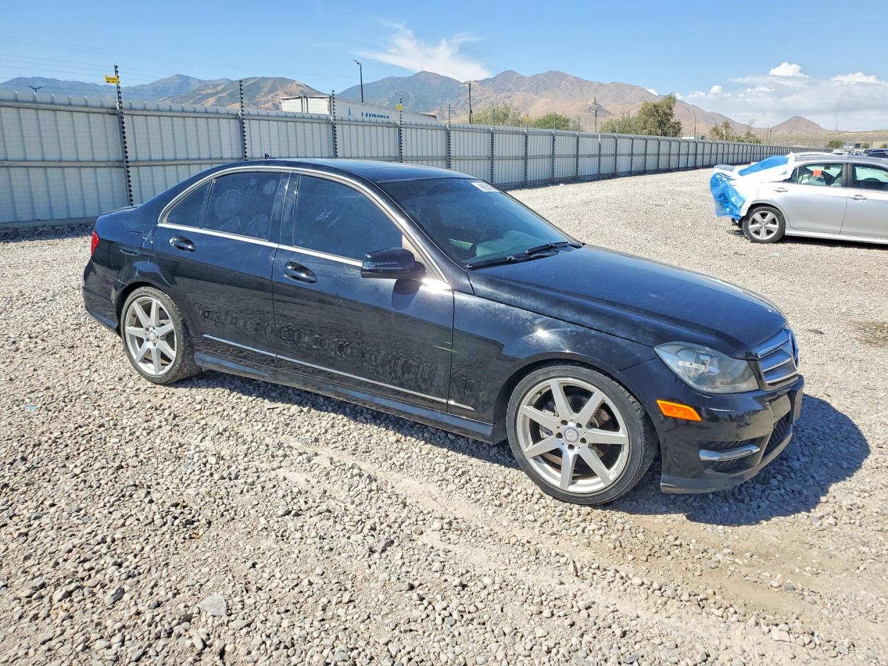 2013 Mercedes-benz C Black vin: WDDGF4HB9DR263783