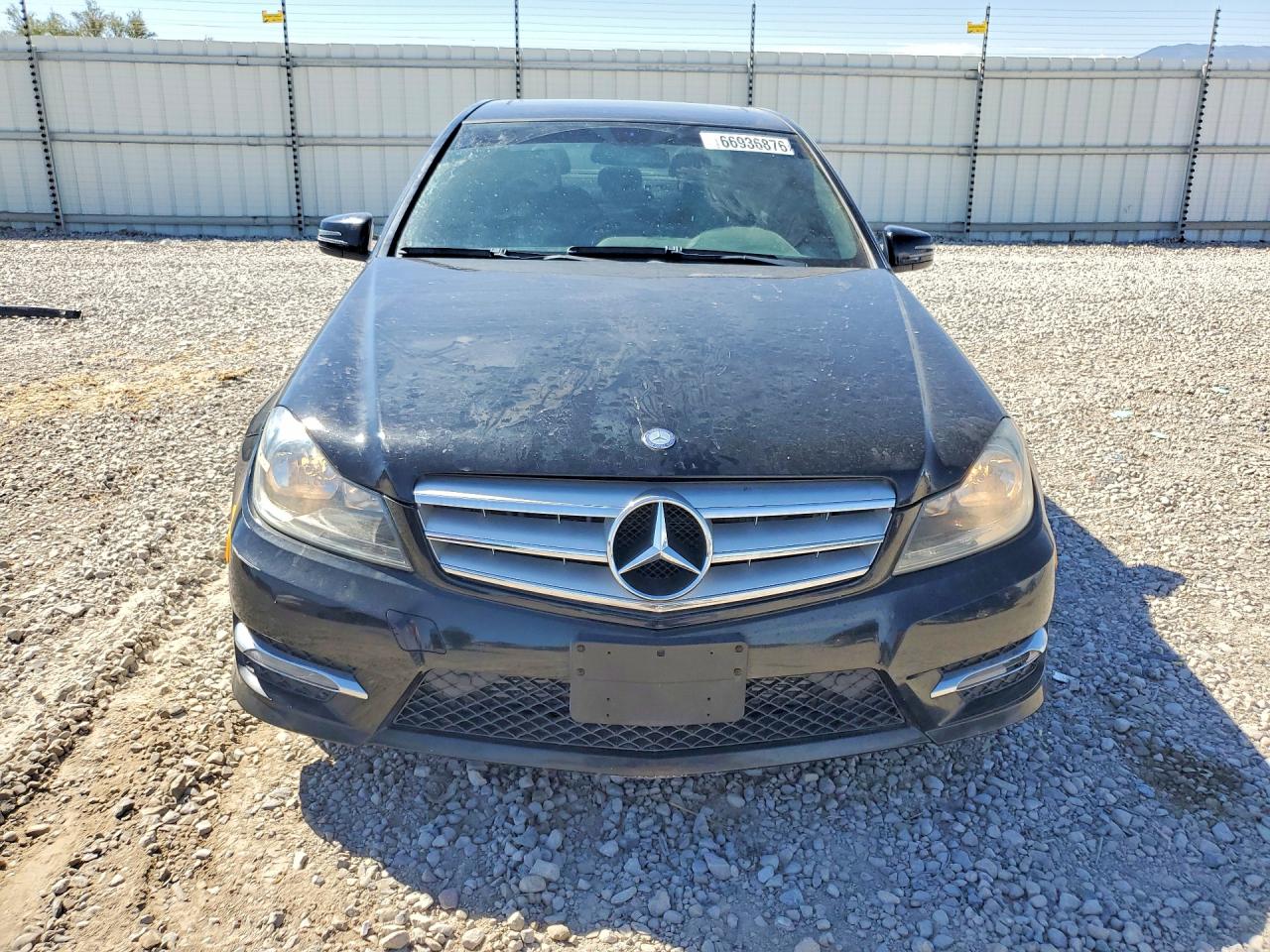 2013 Mercedes-benz C Black vin: WDDGF4HB9DR263783