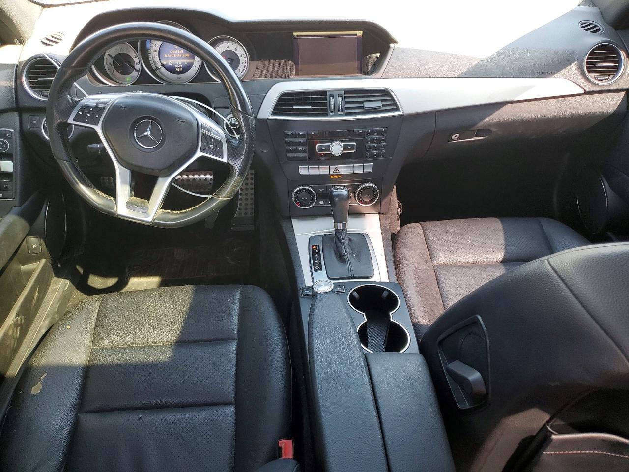 2013 Mercedes-benz C Black vin: WDDGF4HB9DR263783