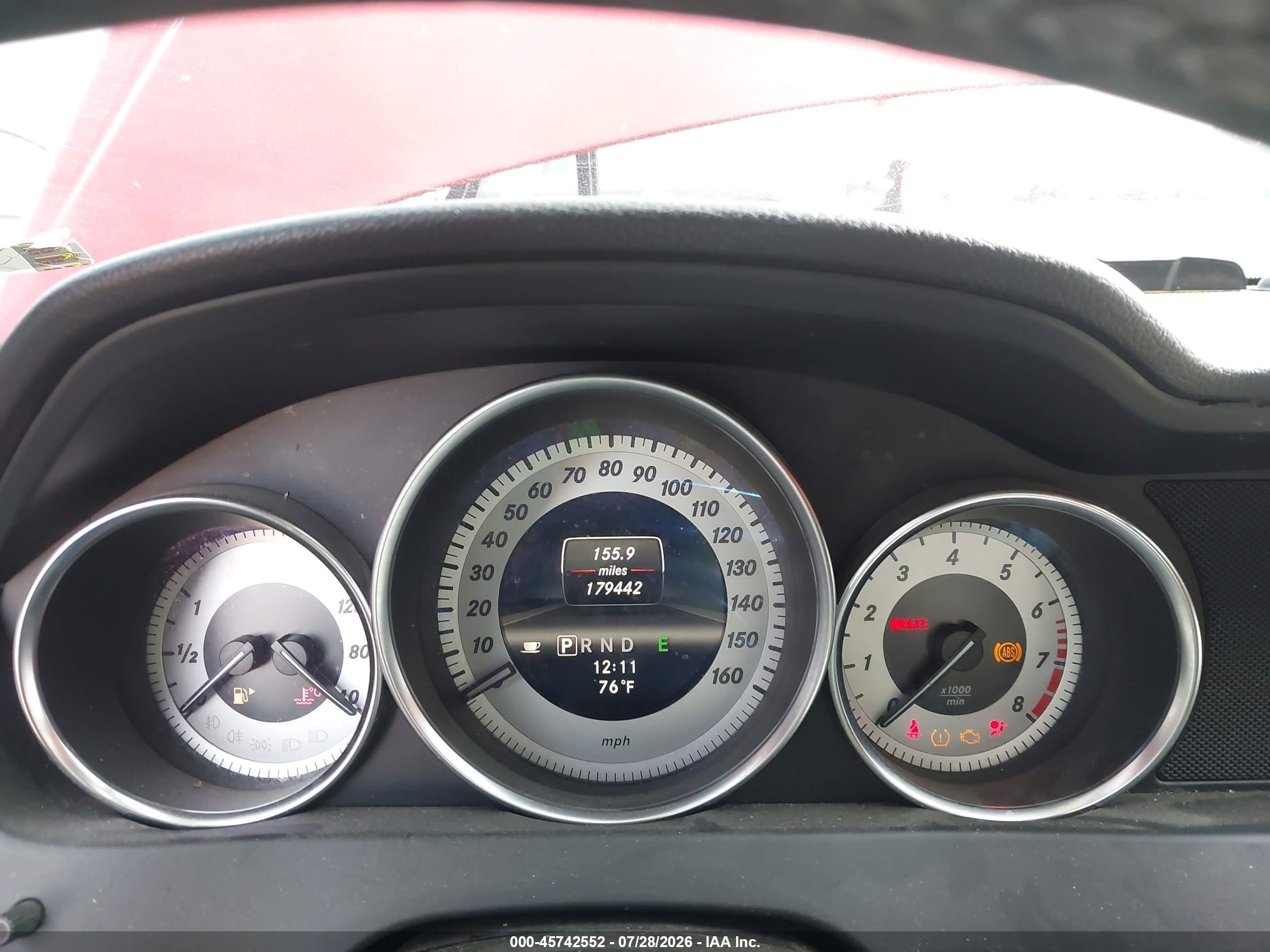 2013 Mercedes-benz C 250 Sport Red vin: WDDGF4HB9DR283726