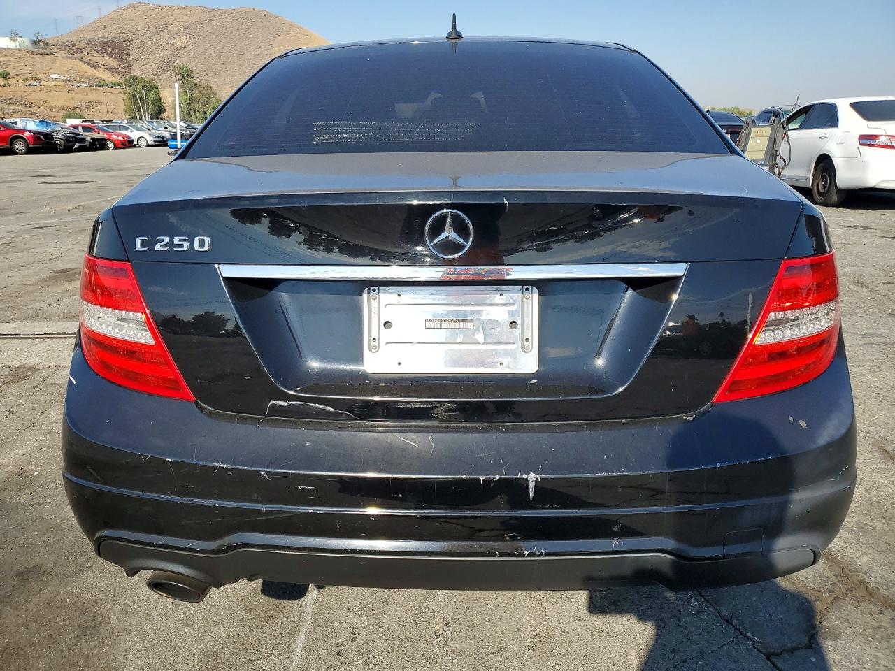 2013 Mercedes-benz C 250 Black vin: WDDGF4HB9DR293625