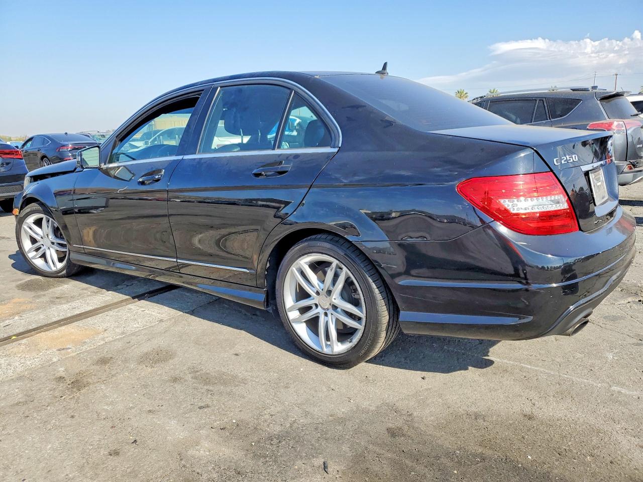 2013 Mercedes-benz C 250 Black vin: WDDGF4HB9DR293625
