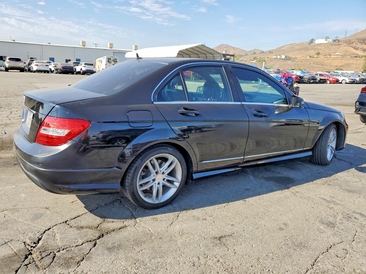 2013 Mercedes-benz C 250 Black vin: WDDGF4HB9DR293625