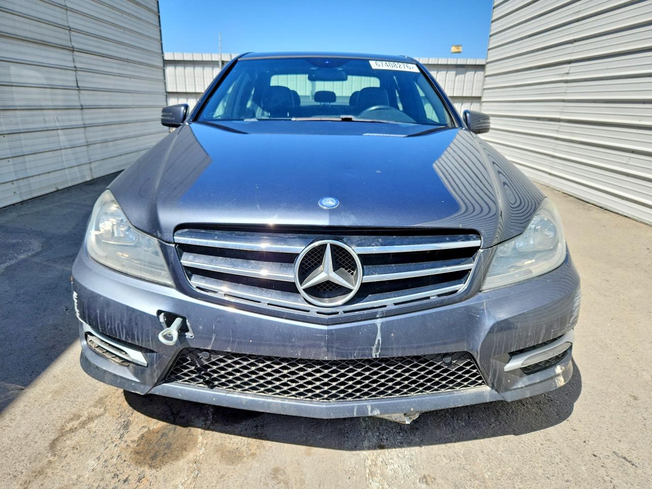2014 Mercedes-benz C 250 Gray vin: WDDGF4HB9EA928679