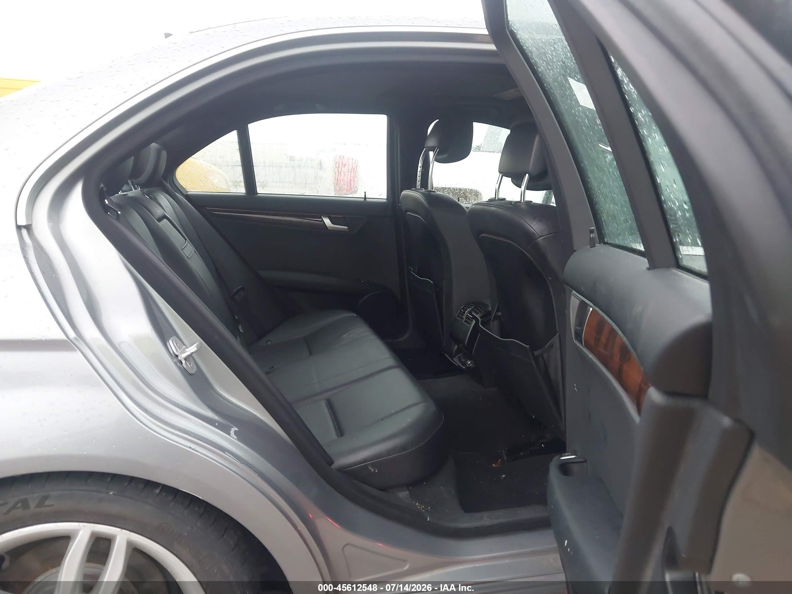 2014 Mercedes-benz C 250 Sport Gray vin: WDDGF4HB9EA957678