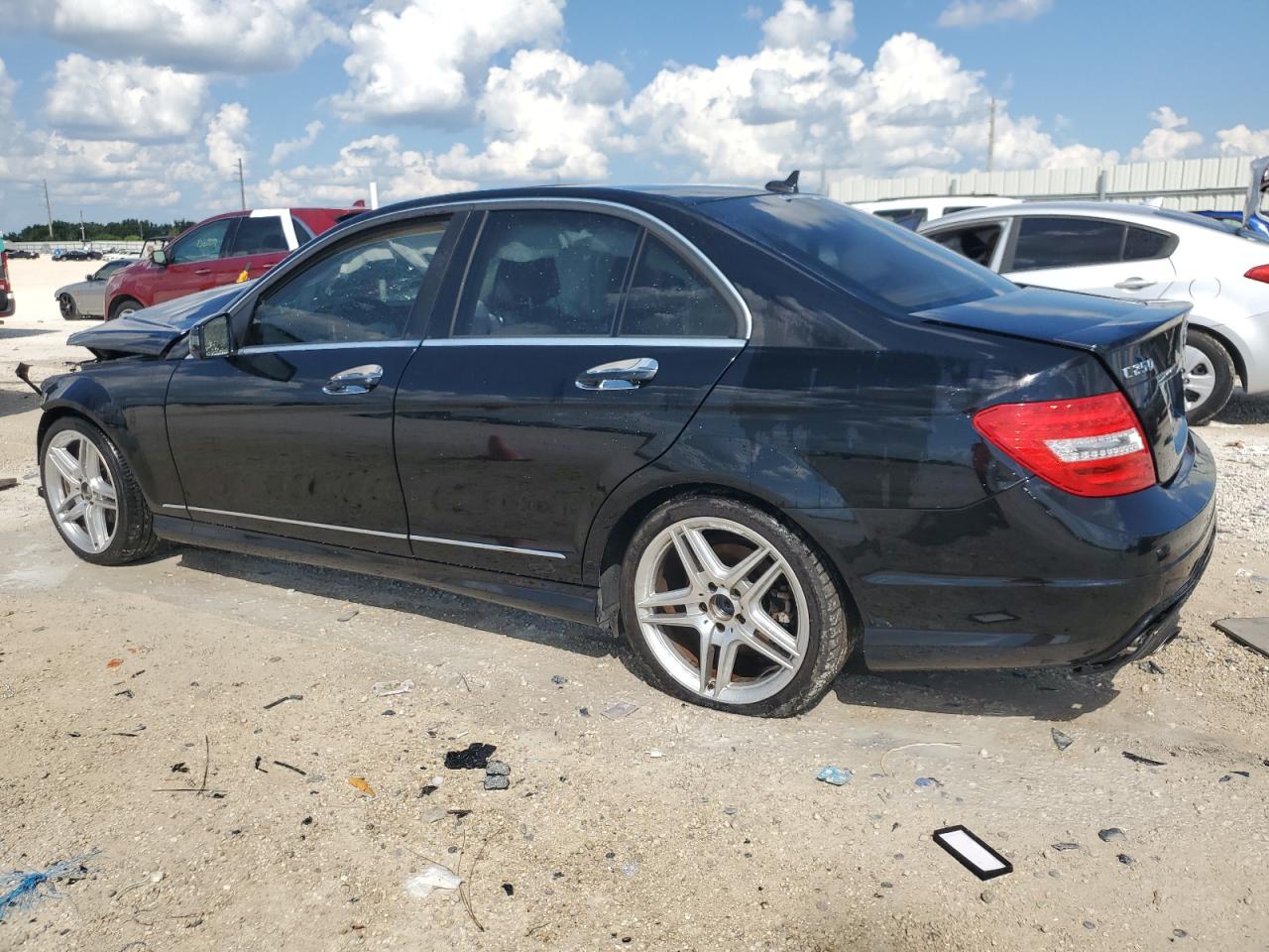 2014 Mercedes-benz C 250 Black vin: WDDGF4HB9EG256040