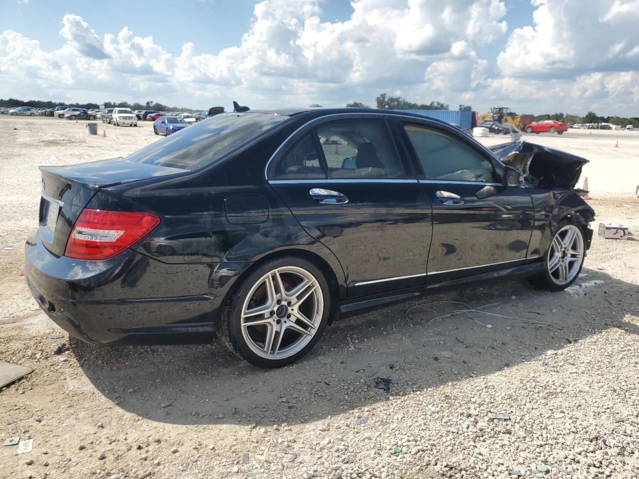 2014 Mercedes-benz C 250 Black vin: WDDGF4HB9EG256040