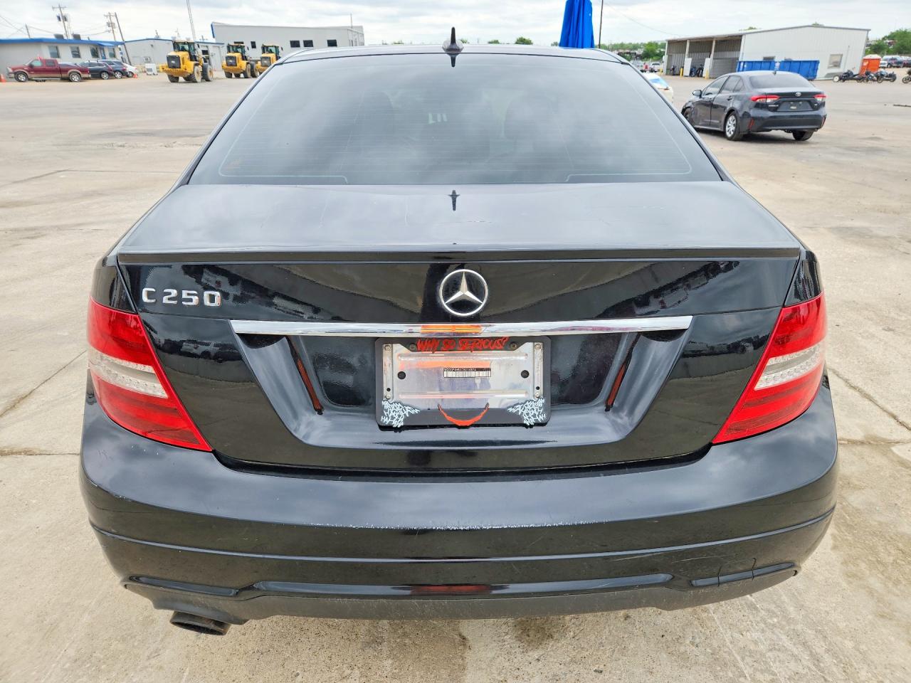 2012 Mercedes-benz C 250 Black vin: WDDGF4HBXCR216874