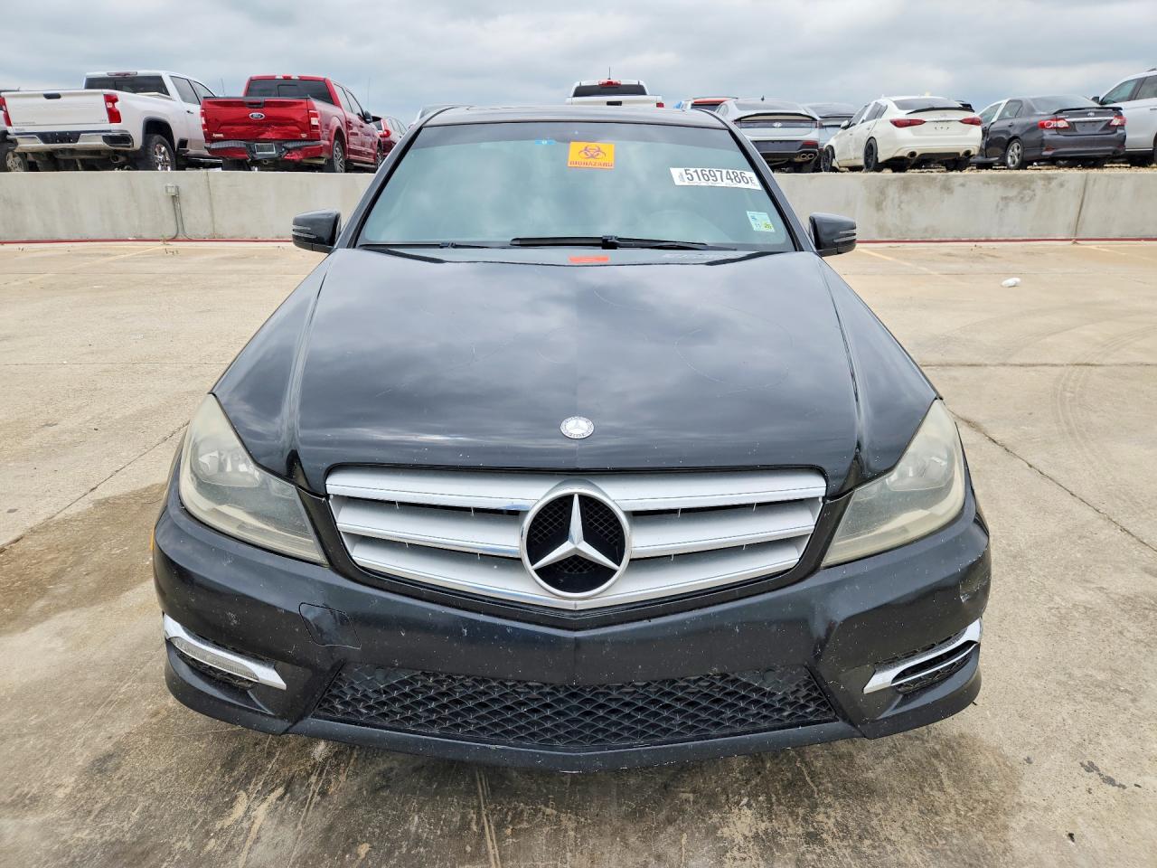 2012 Mercedes-benz C 250 Black vin: WDDGF4HBXCR216874
