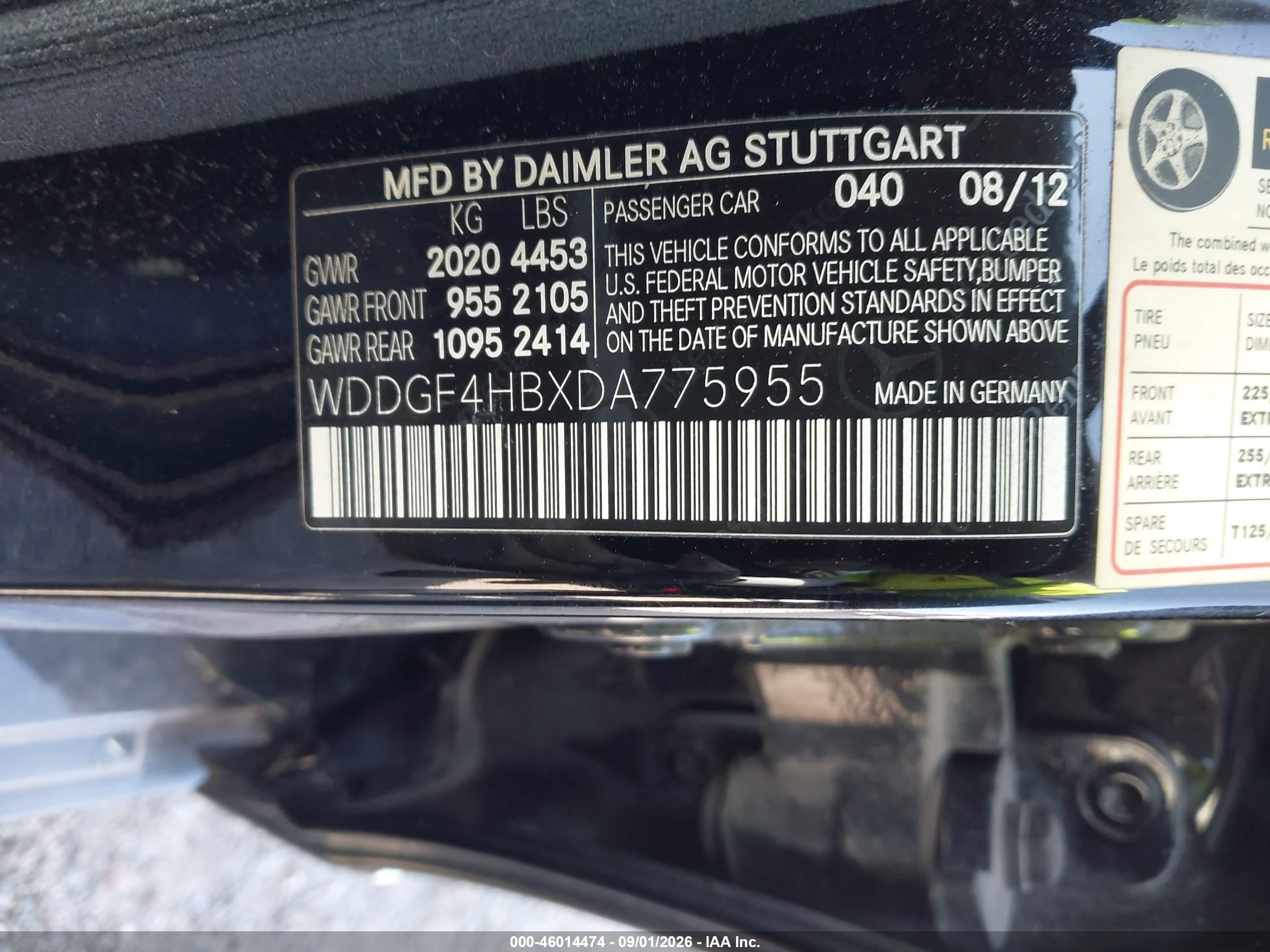 2013 Mercedes-benz C 250 Sport Black vin: WDDGF4HBXDA775955
