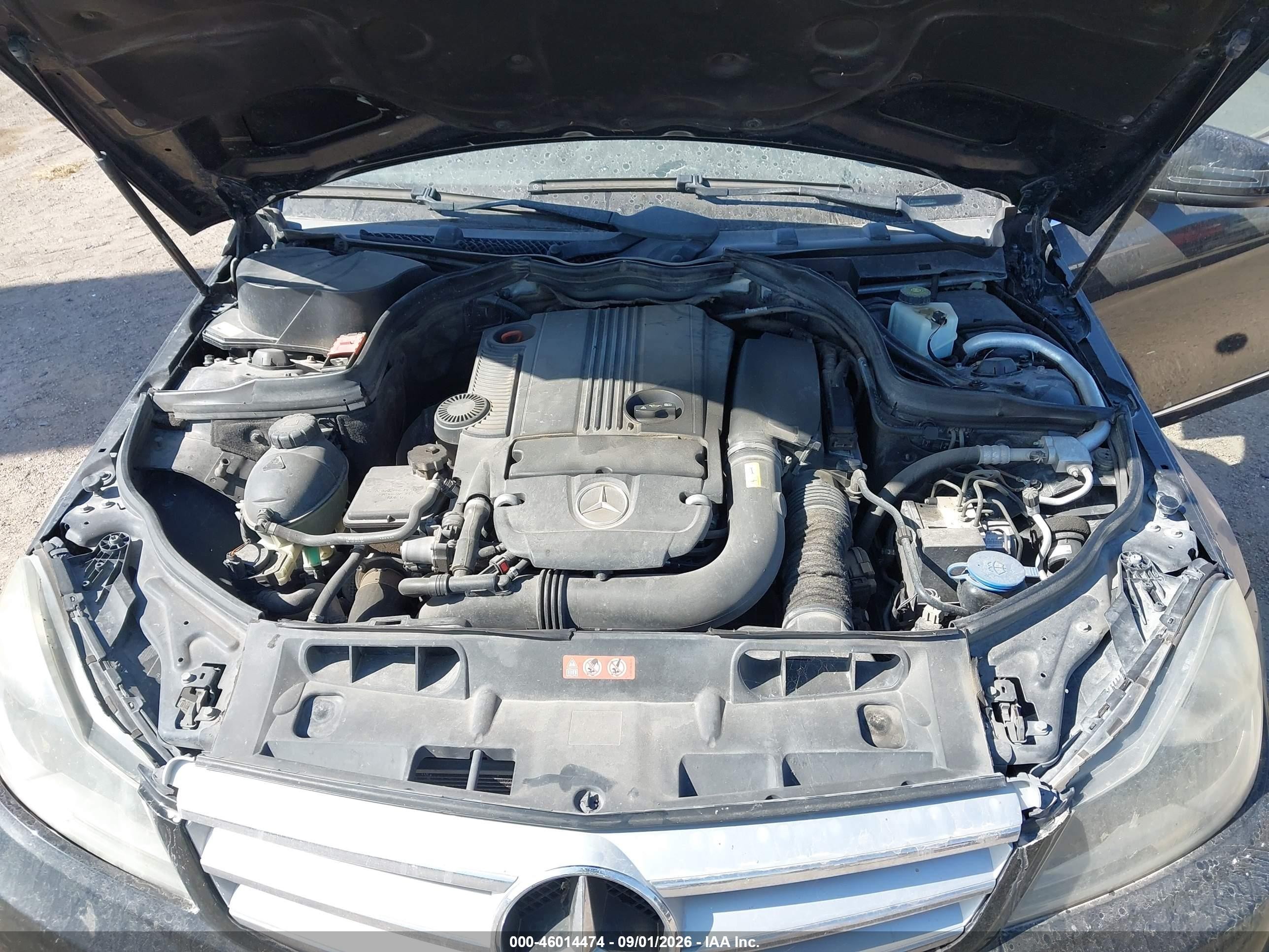 2013 Mercedes-benz C 250 Sport Black vin: WDDGF4HBXDA775955