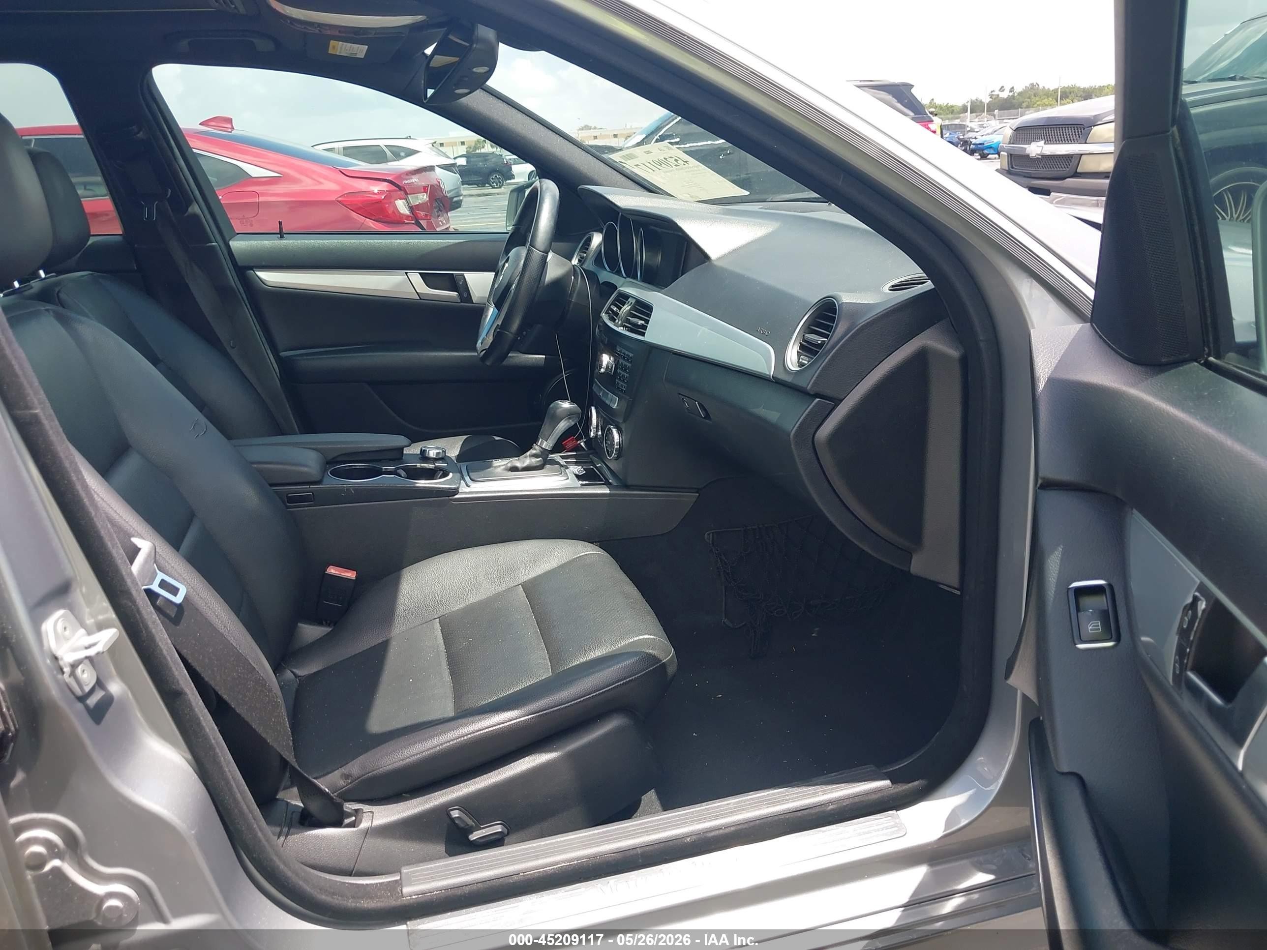 2013 Mercedes-benz C 250 Sport Gray vin: WDDGF4HBXDA828718