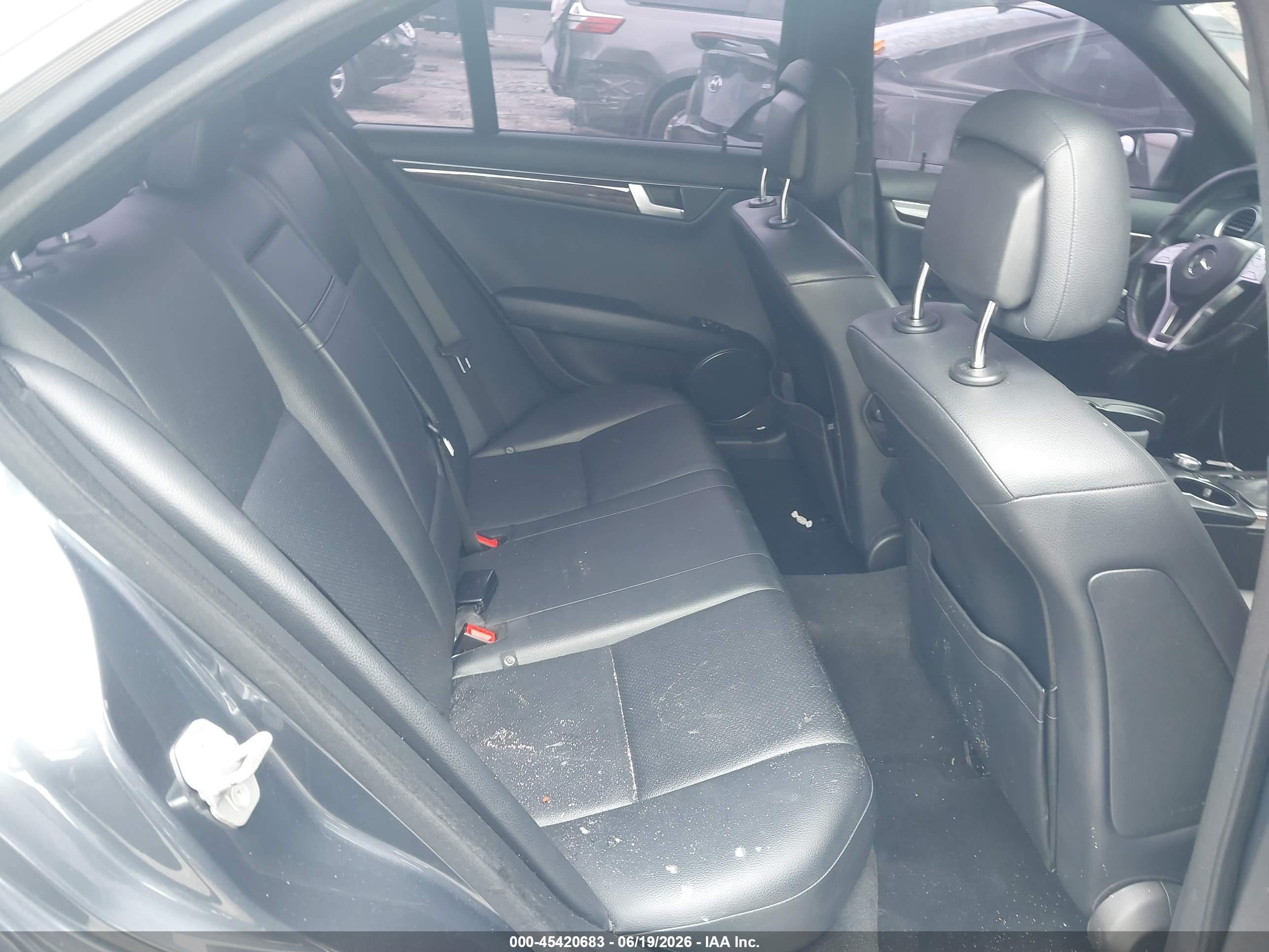 2013 Mercedes-benz C 250 Sport Gray vin: WDDGF4HBXDA841534