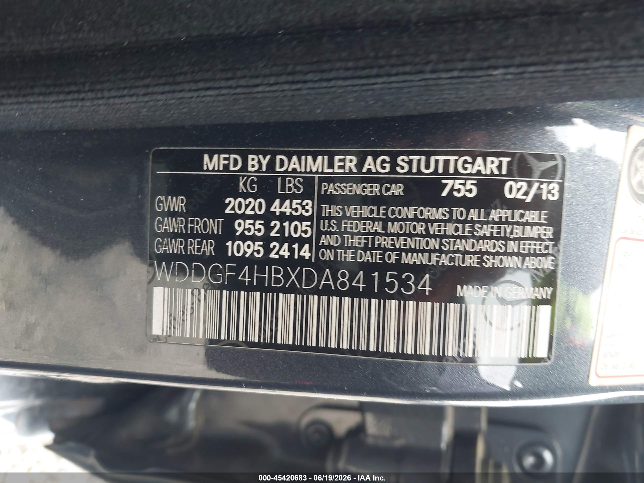 2013 Mercedes-benz C 250 Sport Gray vin: WDDGF4HBXDA841534