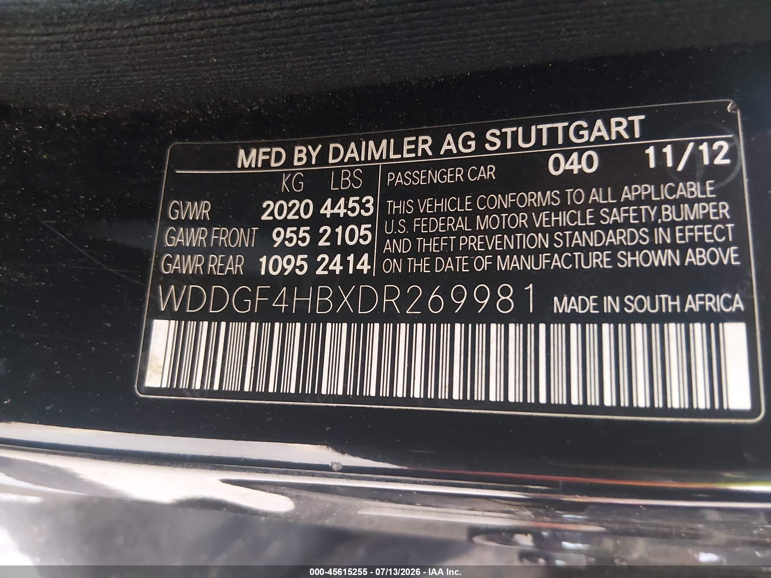 2013 Mercedes-benz C 250 Sport Black vin: WDDGF4HBXDR269981