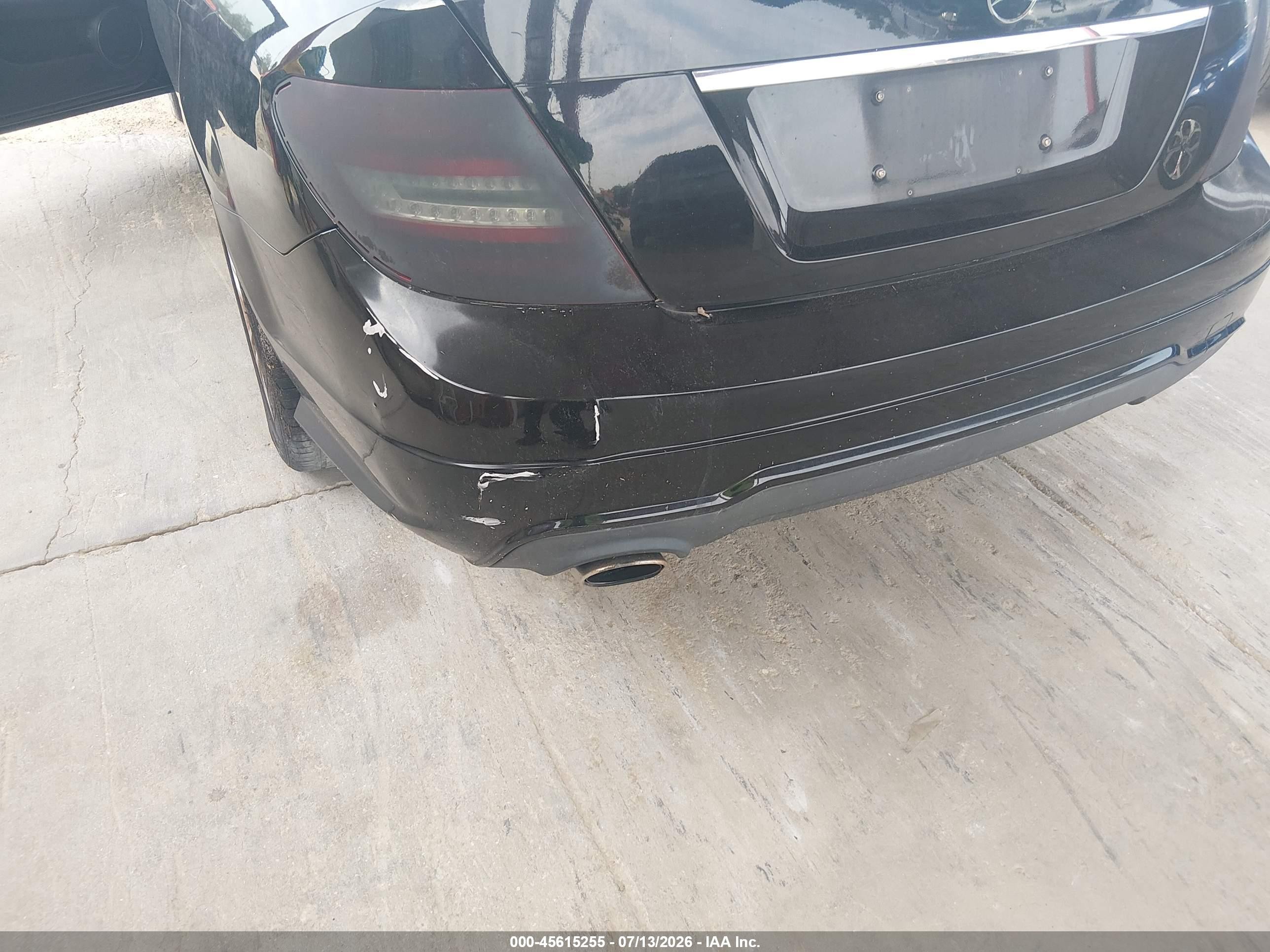2013 Mercedes-benz C 250 Sport Black vin: WDDGF4HBXDR269981