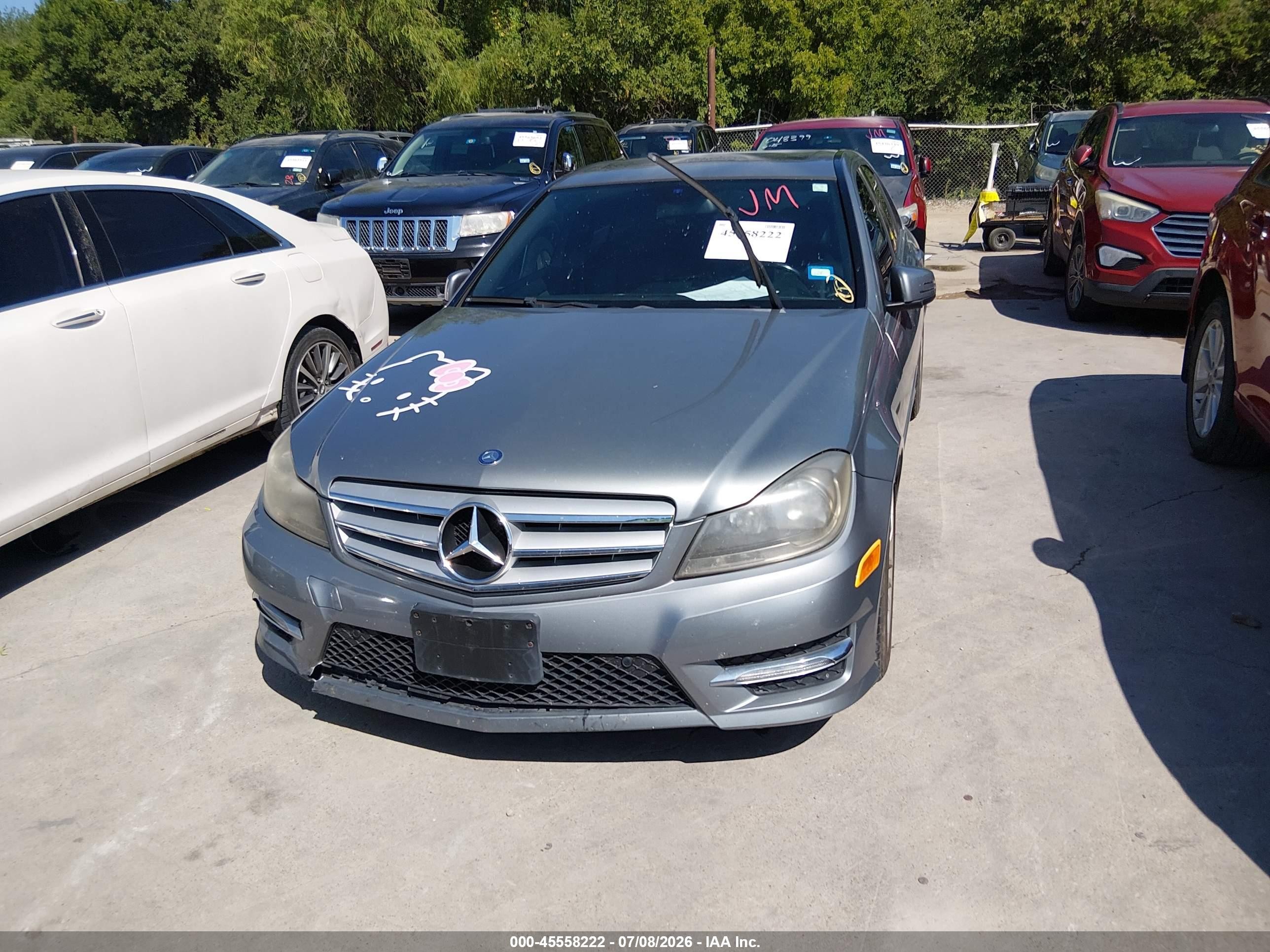 2013 Mercedes-benz C 250 Sport Silver vin: WDDGF4HBXDR273321