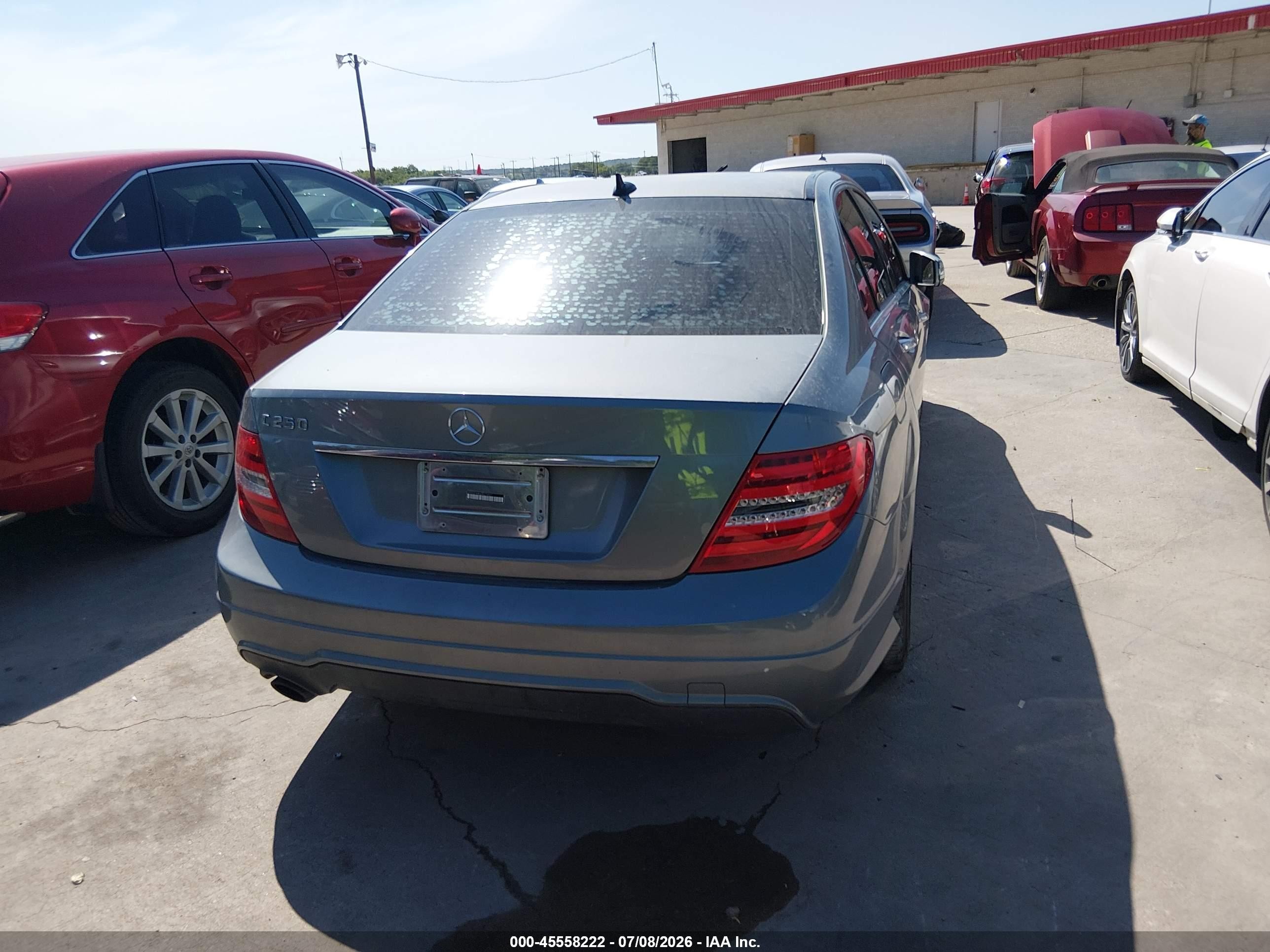 2013 Mercedes-benz C 250 Sport Silver vin: WDDGF4HBXDR273321