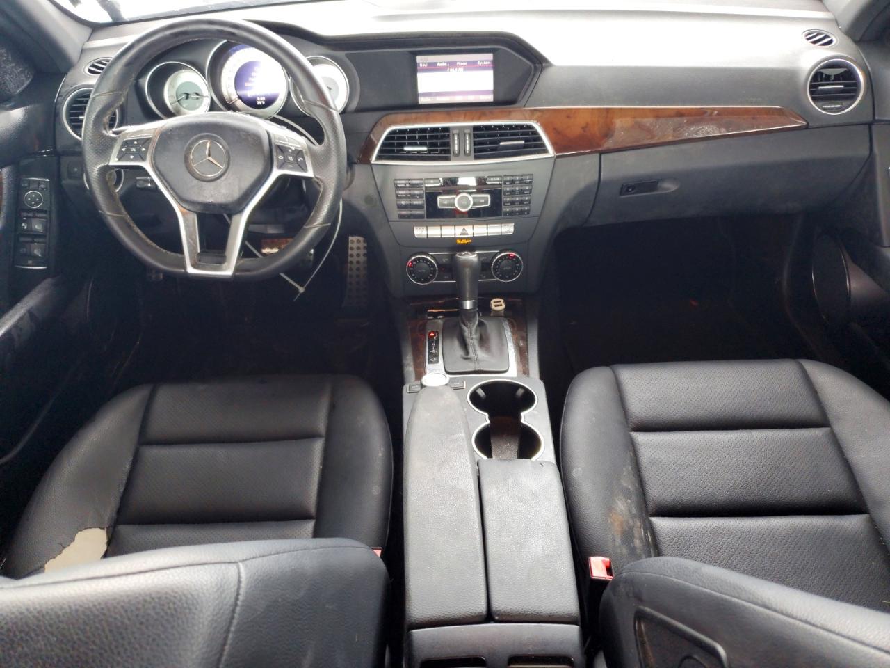 2013 Mercedes-benz C 250 Black vin: WDDGF4HBXDR298476