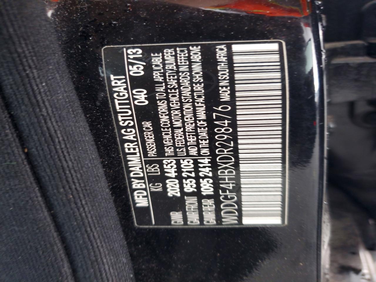 2013 Mercedes-benz C 250 Black vin: WDDGF4HBXDR298476