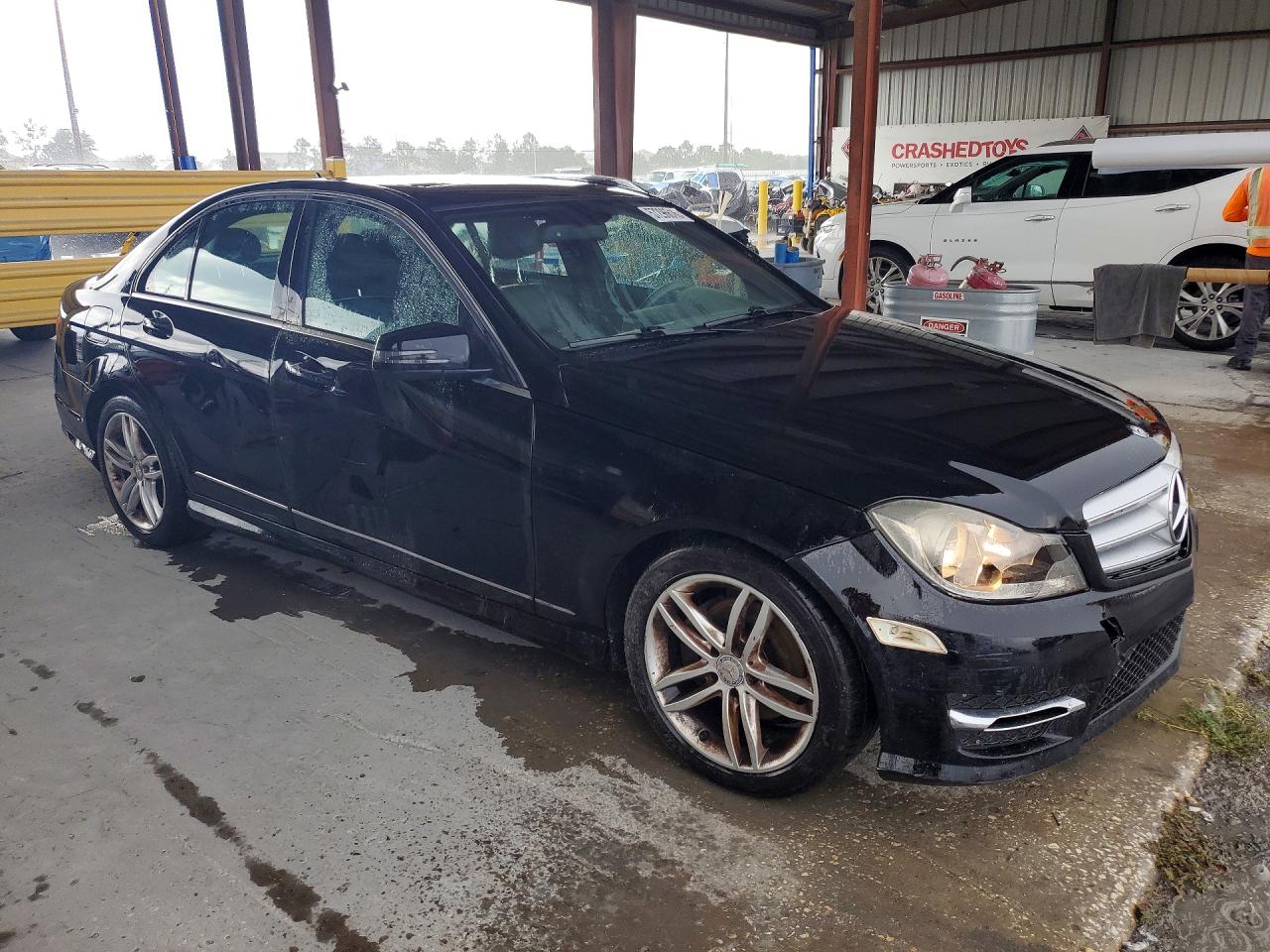 2013 Mercedes-benz C 250 Black vin: WDDGF4HBXDR298476
