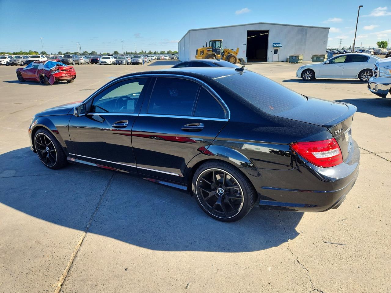 2014 Mercedes-benz C 250 Black vin: WDDGF4HBXEA902687