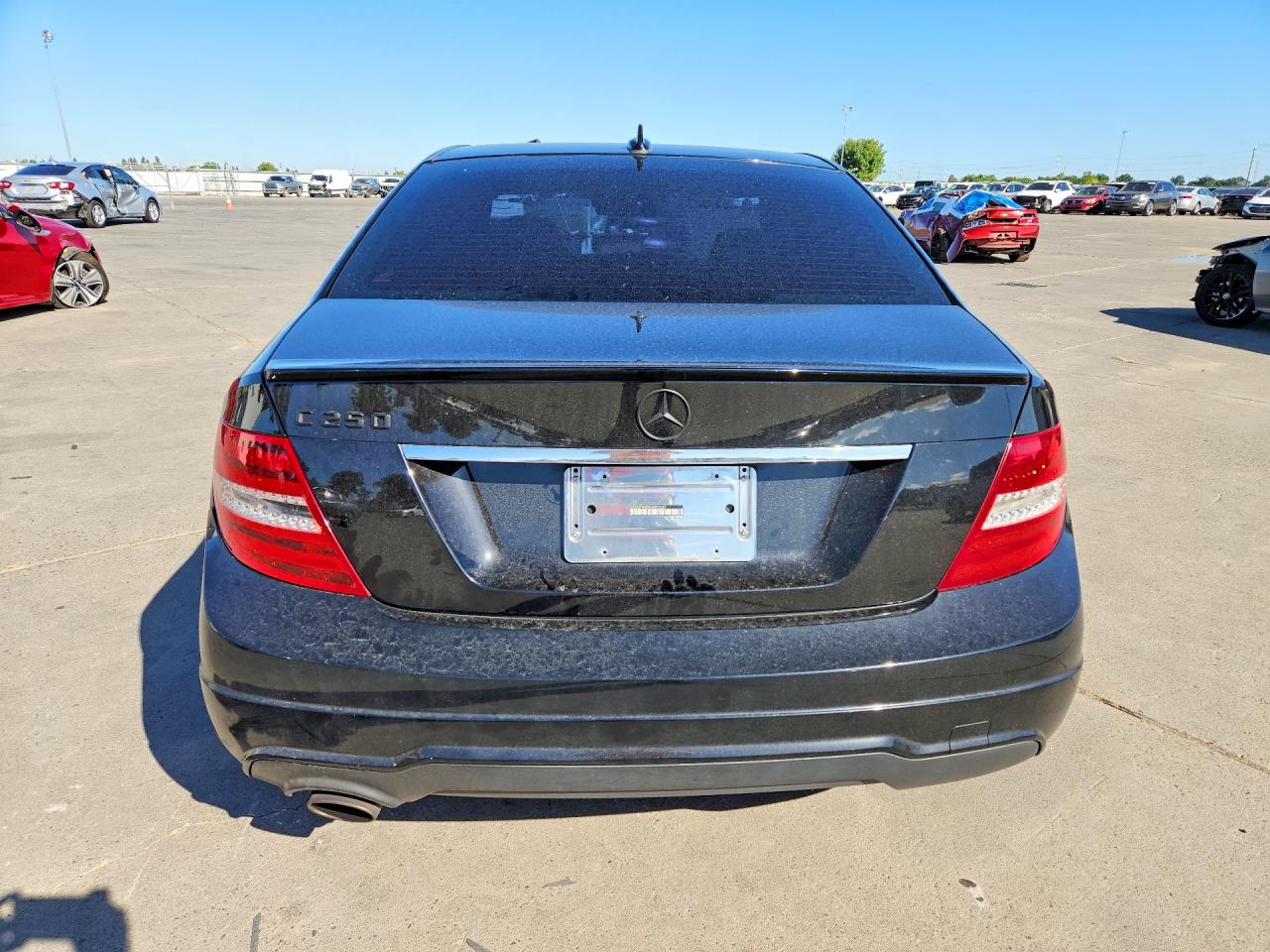 2014 Mercedes-benz C 250 Black vin: WDDGF4HBXEA902687