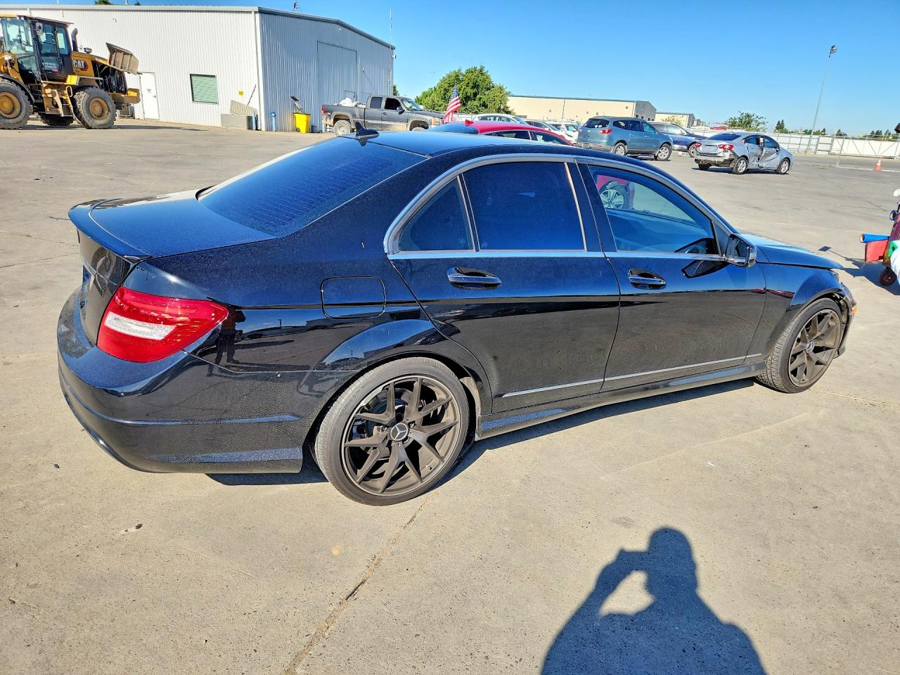 2014 Mercedes-benz C 250 Black vin: WDDGF4HBXEA902687