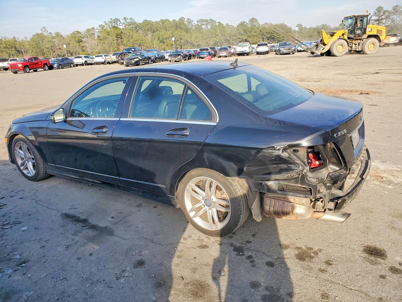 2014 Mercedes-benz C 250 Black vin: WDDGF4HBXEA932093