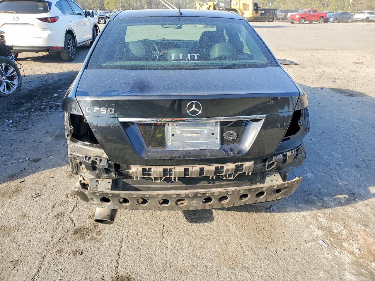 2014 Mercedes-benz C 250 Black vin: WDDGF4HBXEA932093