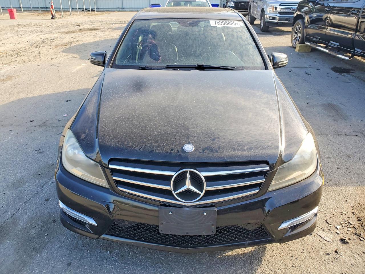2014 Mercedes-benz C 250 Black vin: WDDGF4HBXEA932093