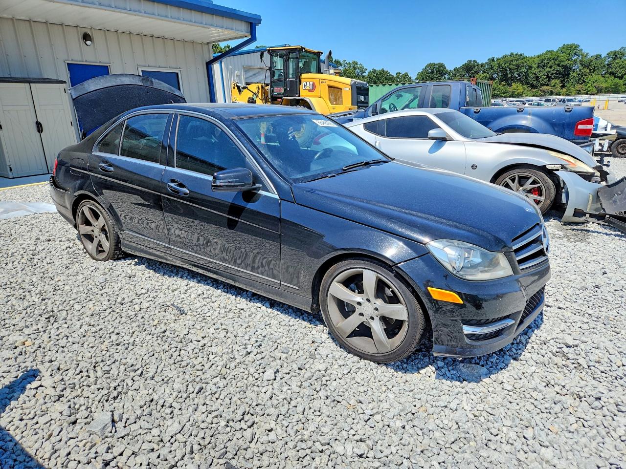 2014 Mercedes-benz C 250 Black vin: WDDGF4HBXEA965093