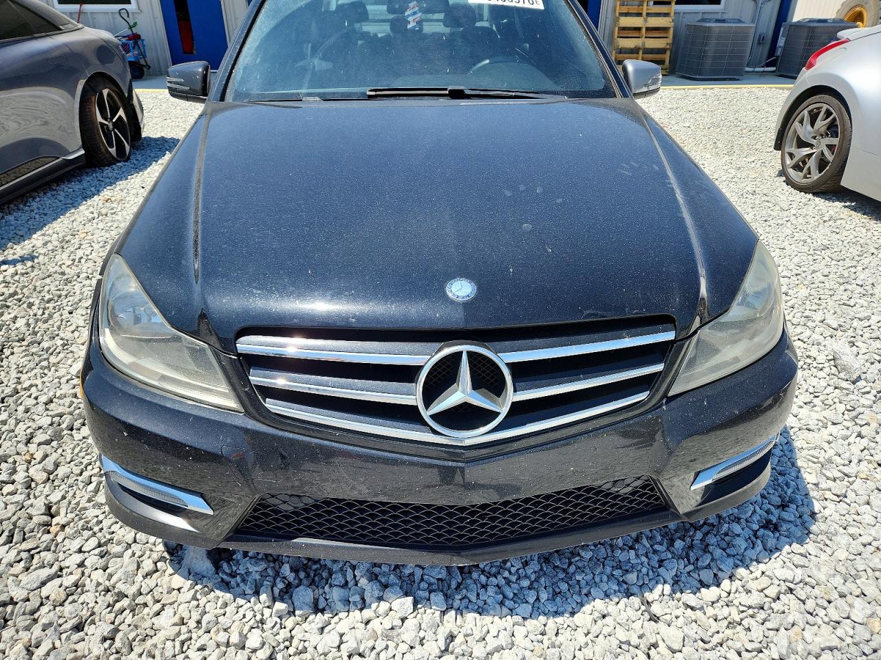 2014 Mercedes-benz C 250 Black vin: WDDGF4HBXEA965093