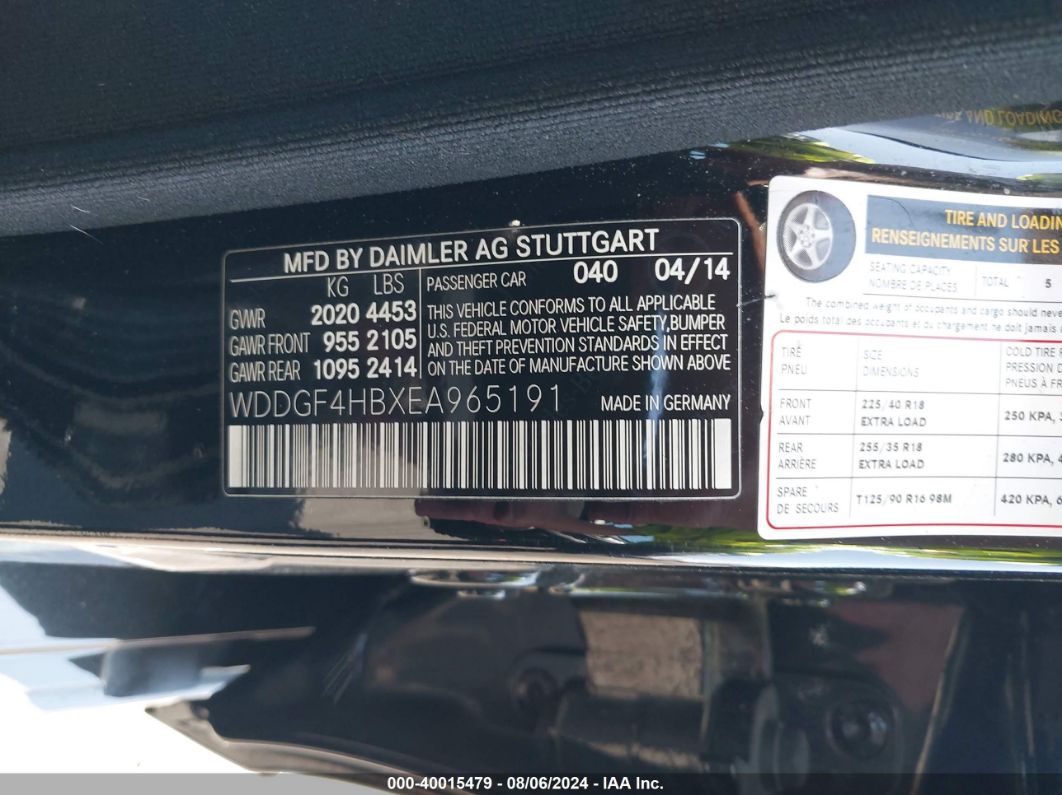 2014 Mercedes-benz C 250 Luxury/sport Black vin: WDDGF4HBXEA965191
