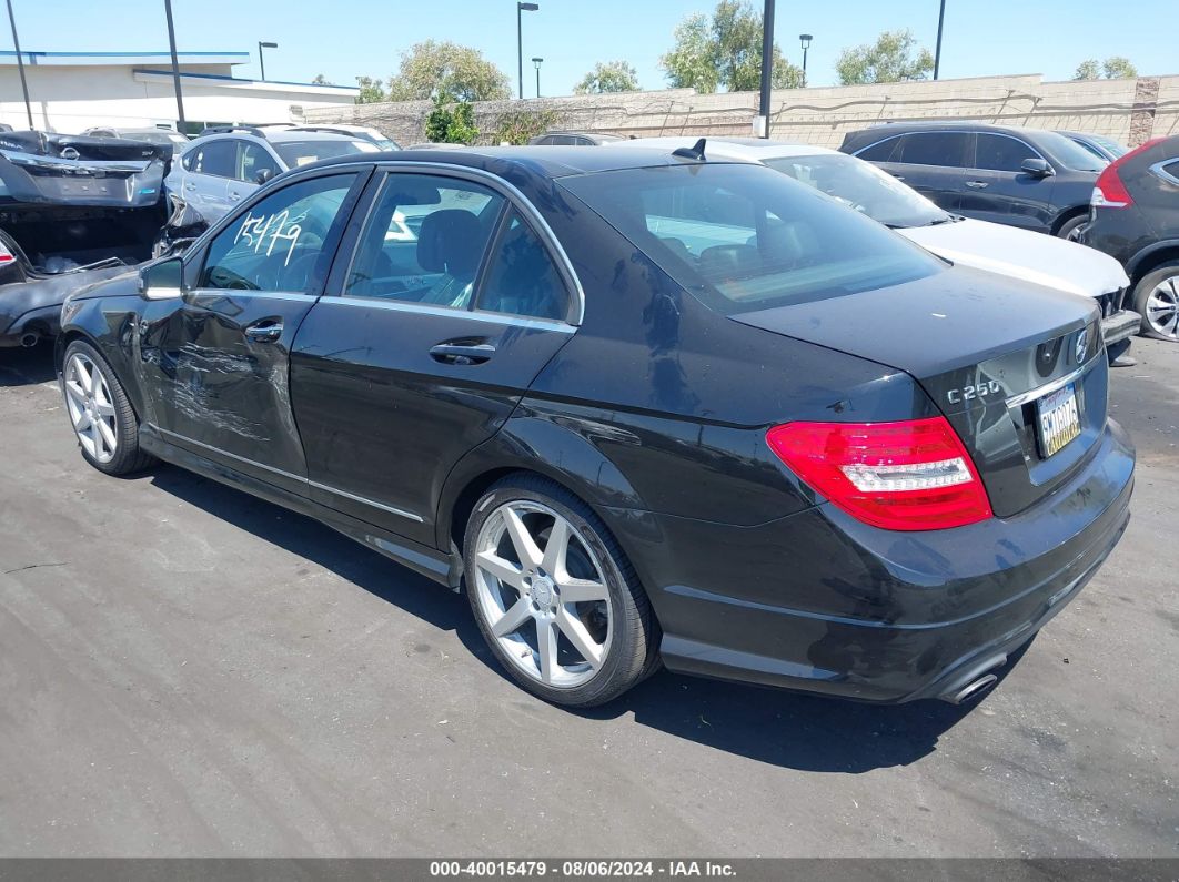 2014 Mercedes-benz C 250 Luxury/sport Black vin: WDDGF4HBXEA965191