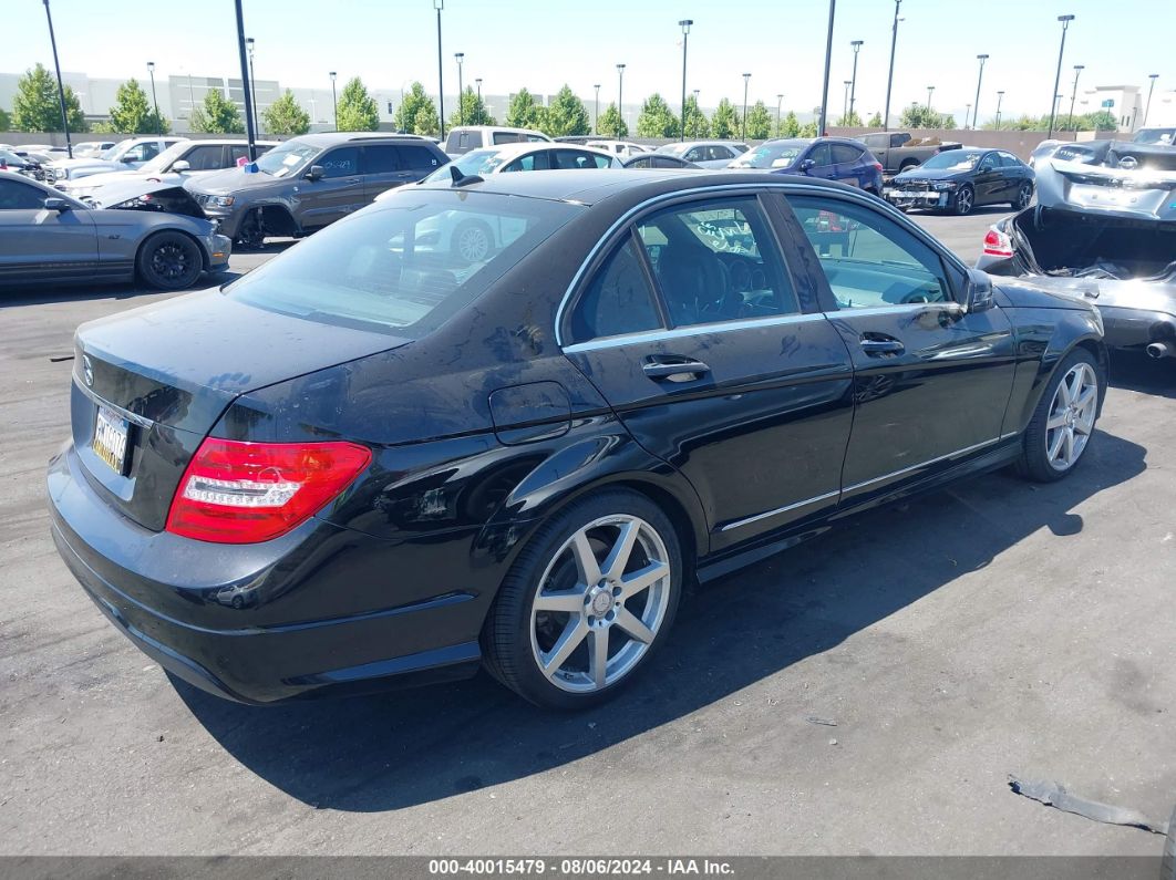 2014 Mercedes-benz C 250 Luxury/sport Black vin: WDDGF4HBXEA965191