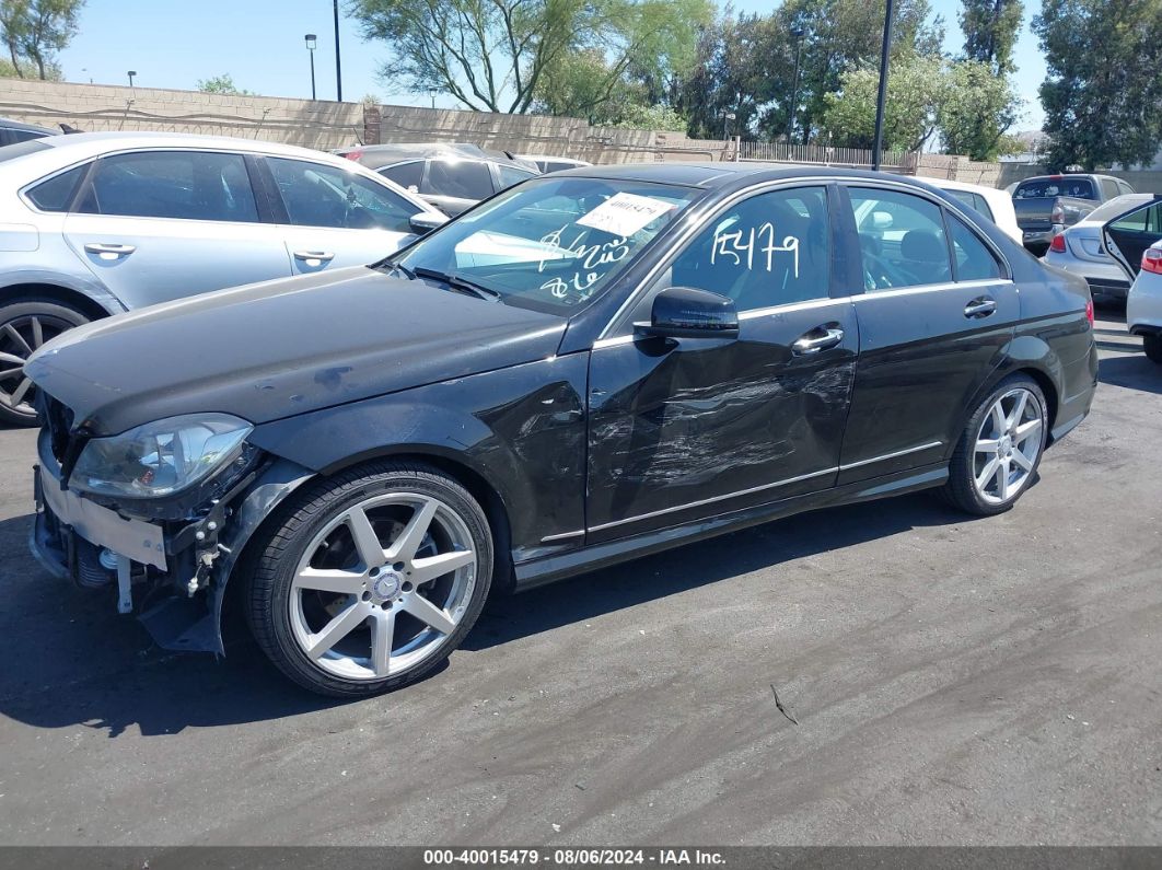 2014 Mercedes-benz C 250 Luxury/sport Black vin: WDDGF4HBXEA965191