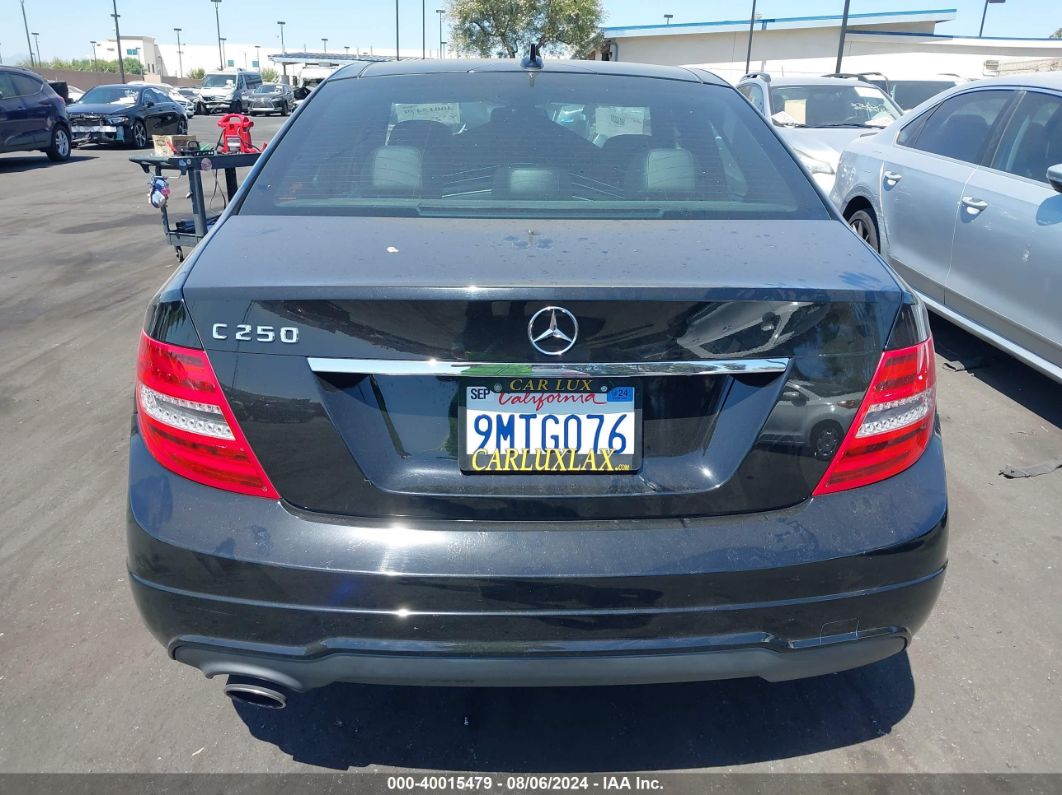 2014 Mercedes-benz C 250 Luxury/sport Black vin: WDDGF4HBXEA965191