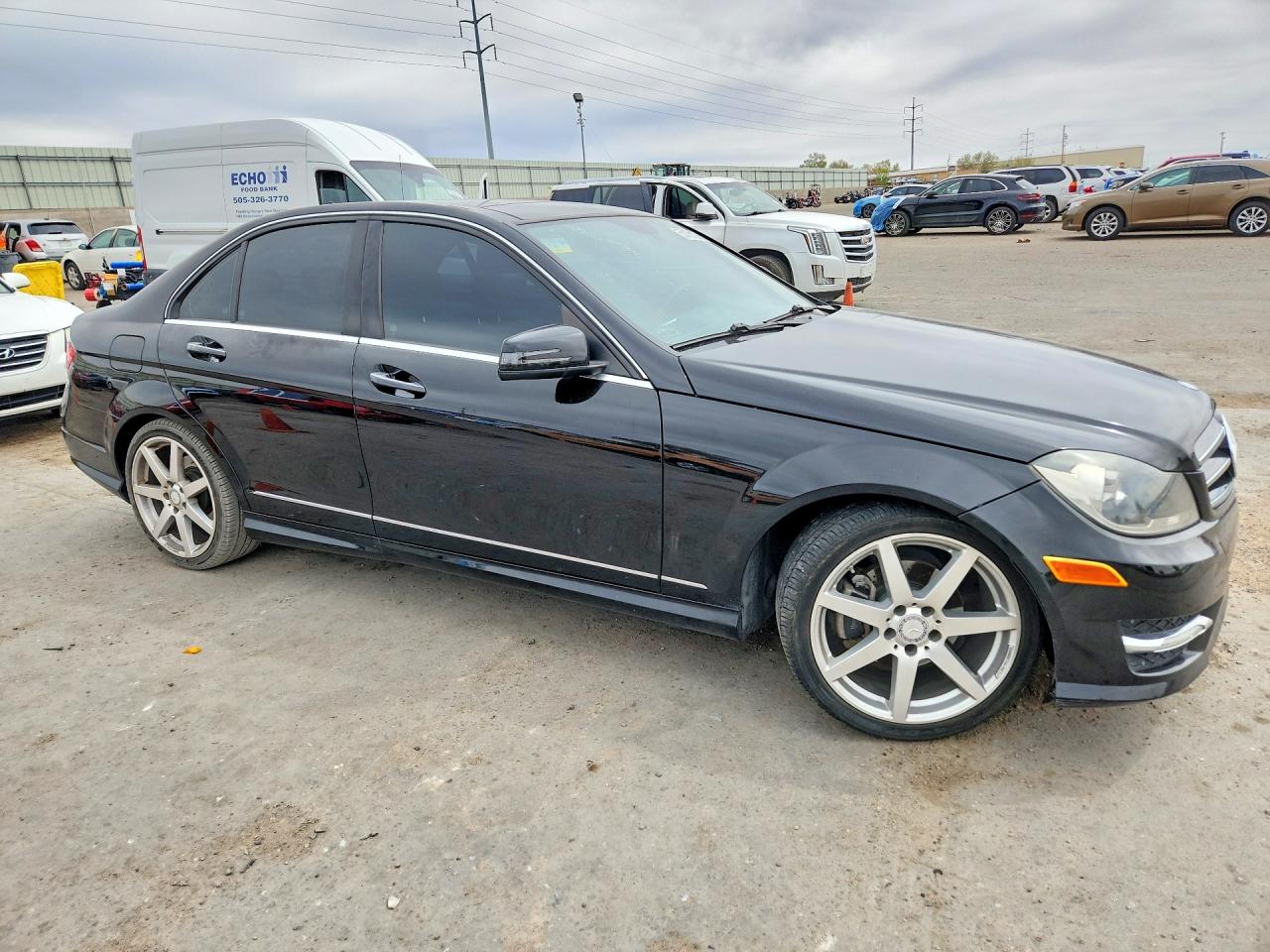 2014 Mercedes-benz C 250 Black vin: WDDGF4HBXEA965191
