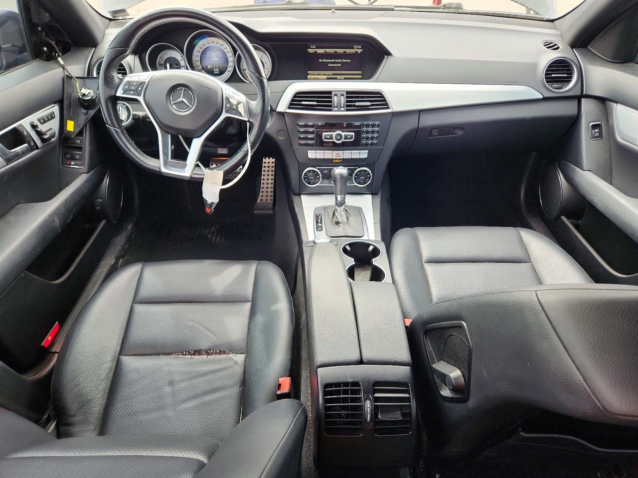 2014 Mercedes-benz C 250 Black vin: WDDGF4HBXEA965191