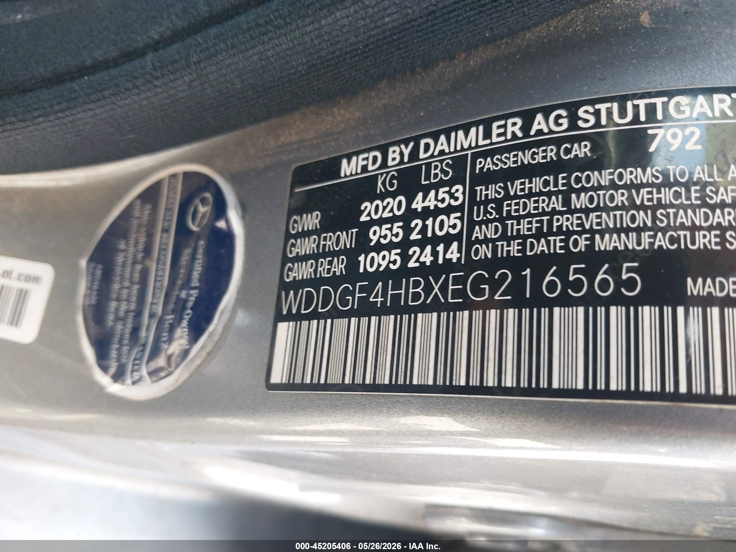 2014 Mercedes-benz C 250 Sport Silver vin: WDDGF4HBXEG216565