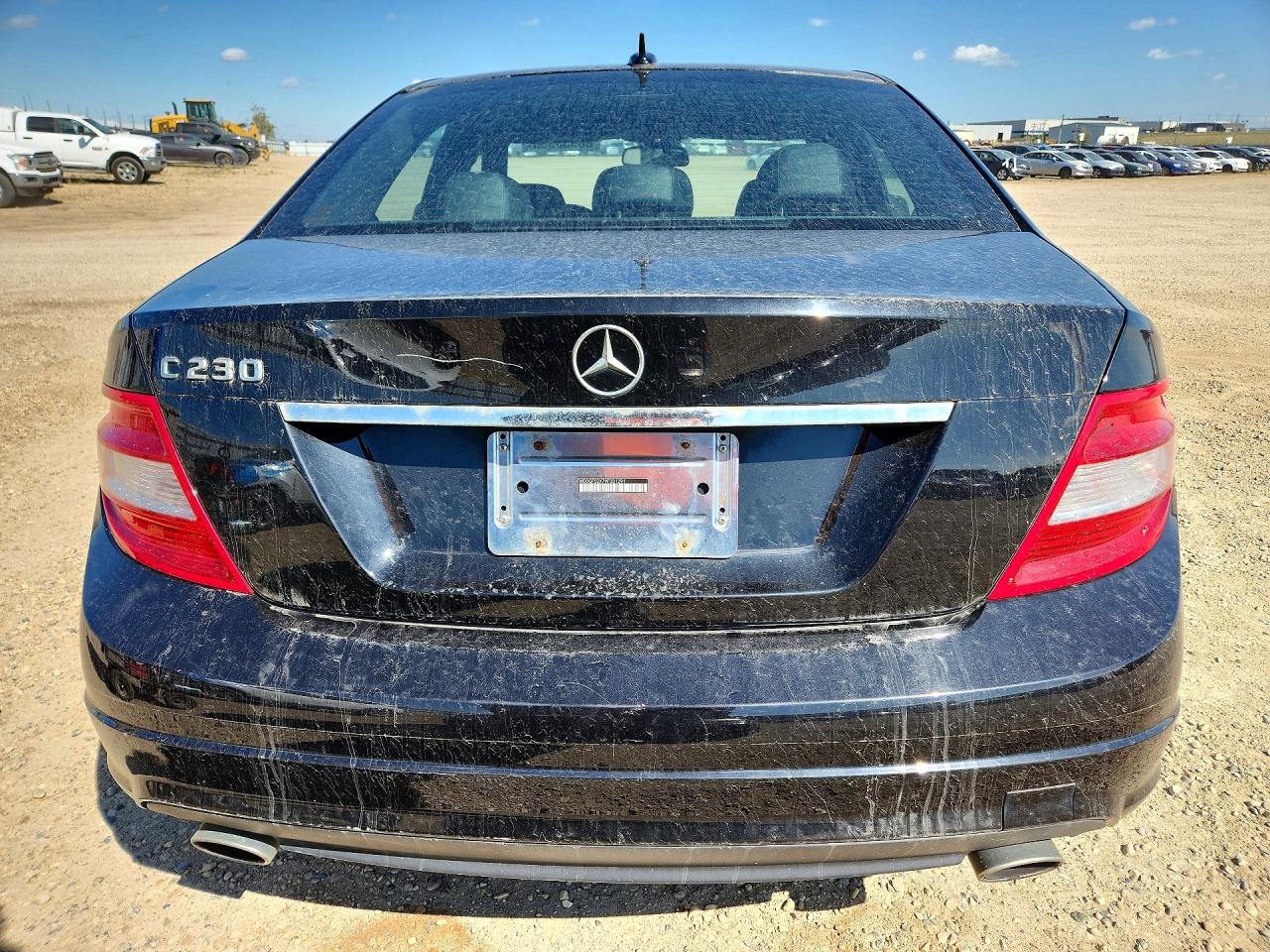 2009 Mercedes-benz C 230 Black vin: WDDGF52X79F331291