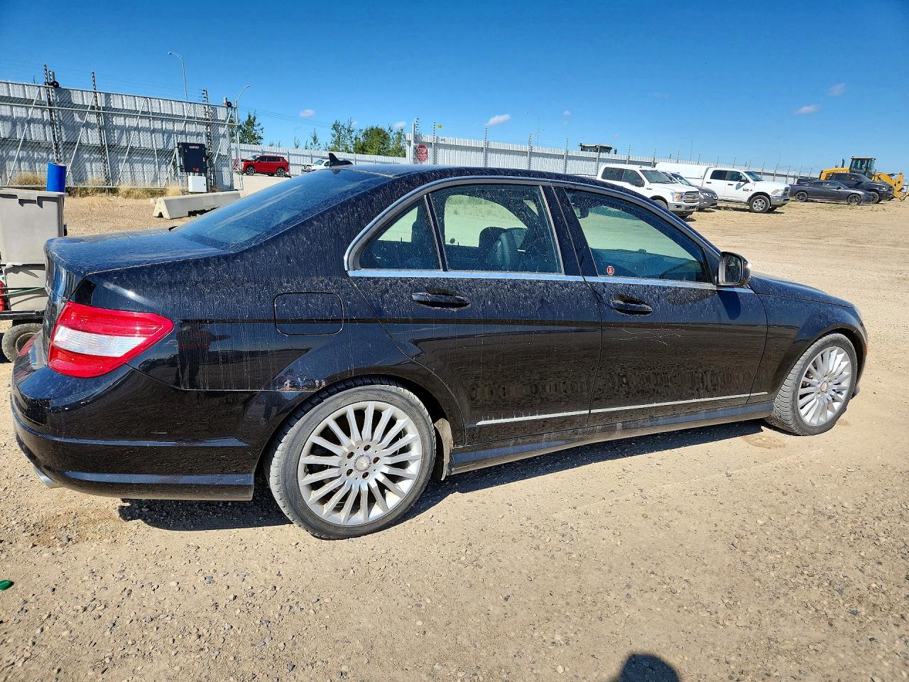 2009 Mercedes-benz C 230 Black vin: WDDGF52X79F331291