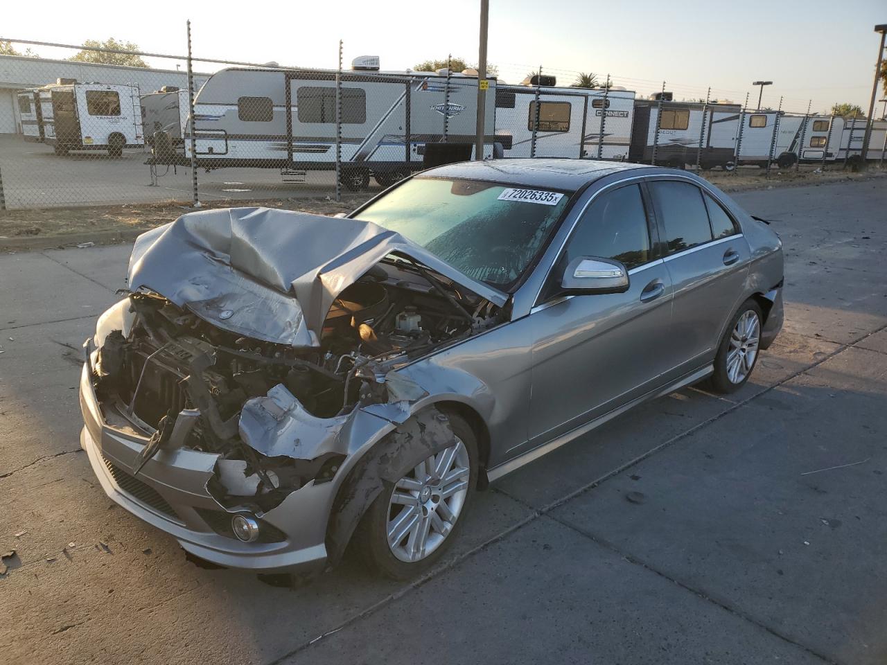 2008 Mercedes-benz C 300 Серебряный vin: WDDGF54X08R013295