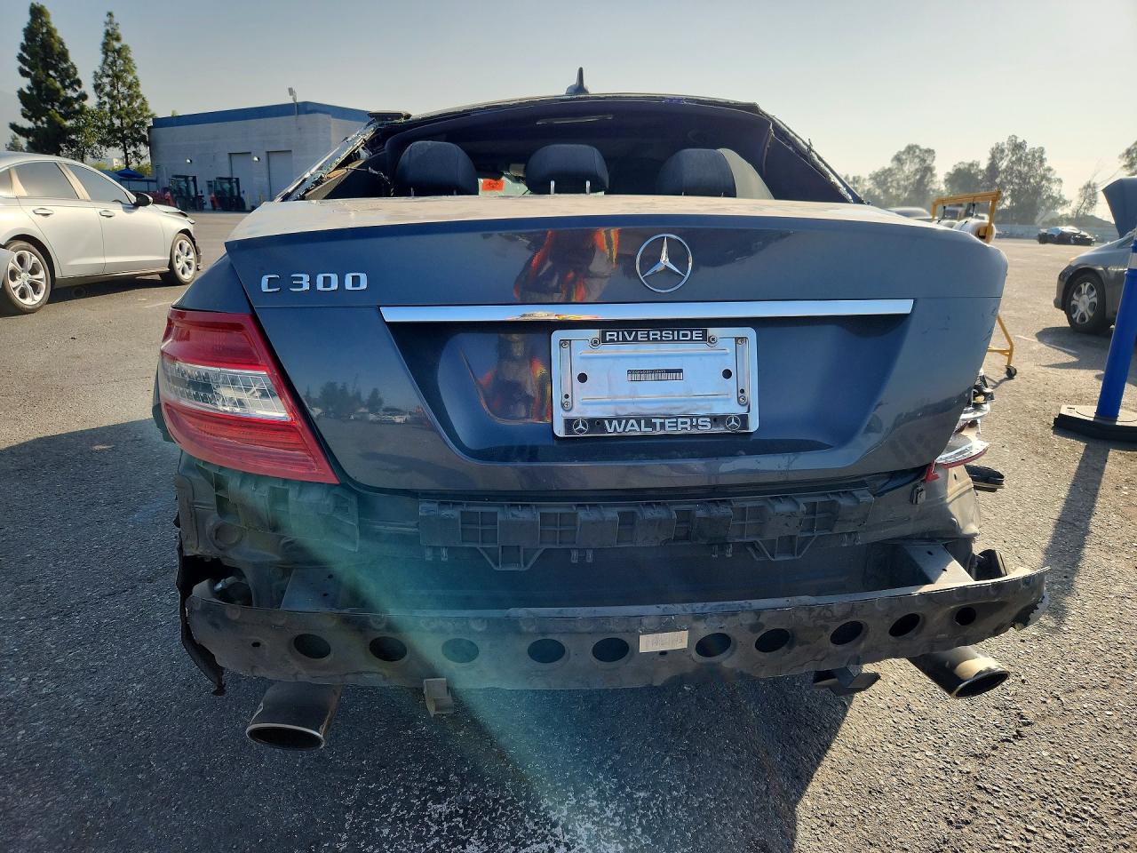 2009 Mercedes-benz C 300 Серый vin: WDDGF54X09F208493