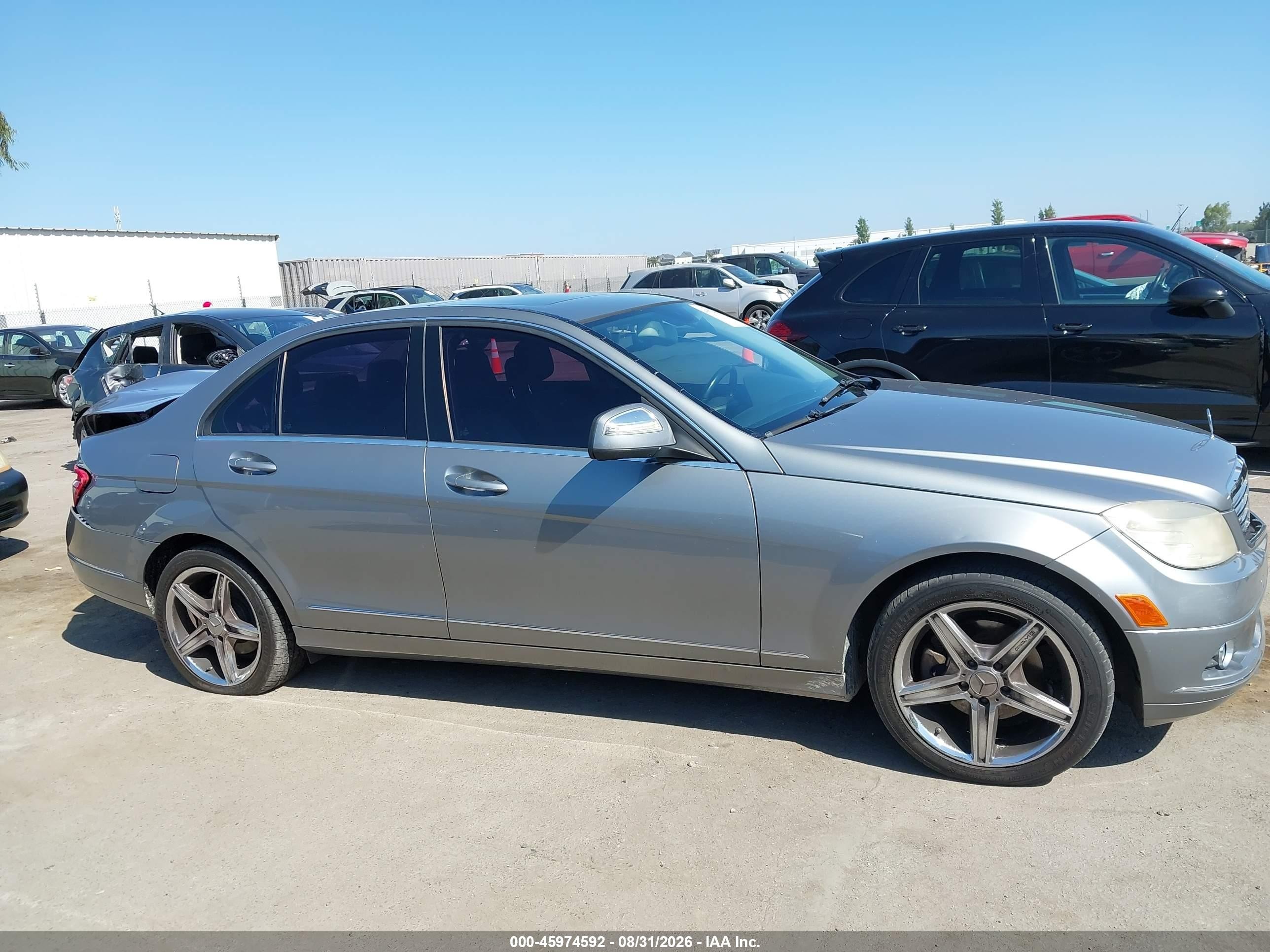 2008 Mercedes-benz C 300 Luxury/sport Silver vin: WDDGF54X18F044914