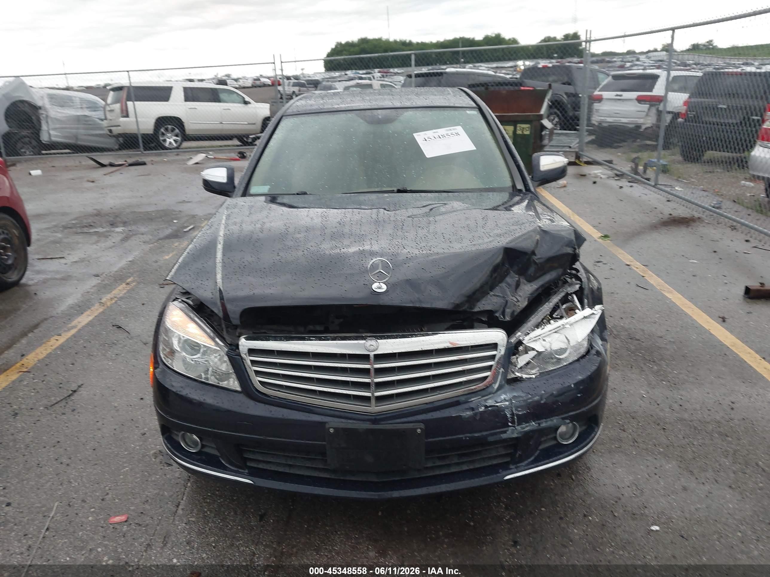 2008 Mercedes-benz C 300 Blue vin: WDDGF54X18F085107