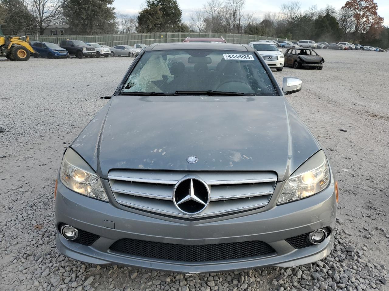 2008 Mercedes-benz C 300 Silver vin: WDDGF54X18F127114